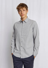 BS Faruk Casual Modern Fit Shirt - Light Grey