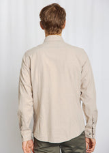 BS Faruk Casual Modern Fit Shirt - Sand