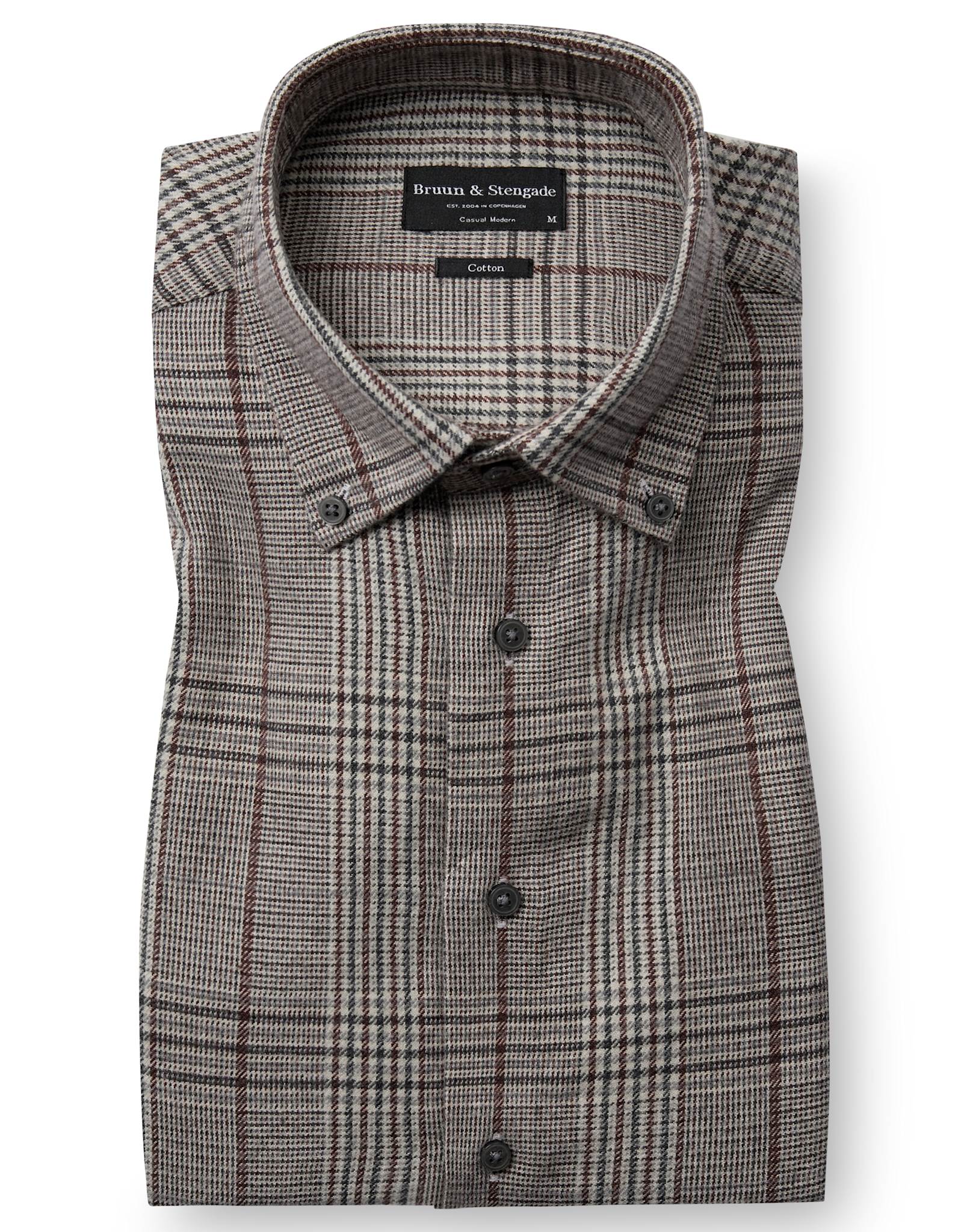 BS Tazul Casual Modern Fit Shirt - Brown