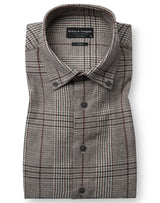 BS Tazul Casual Modern Fit Shirt - Brown