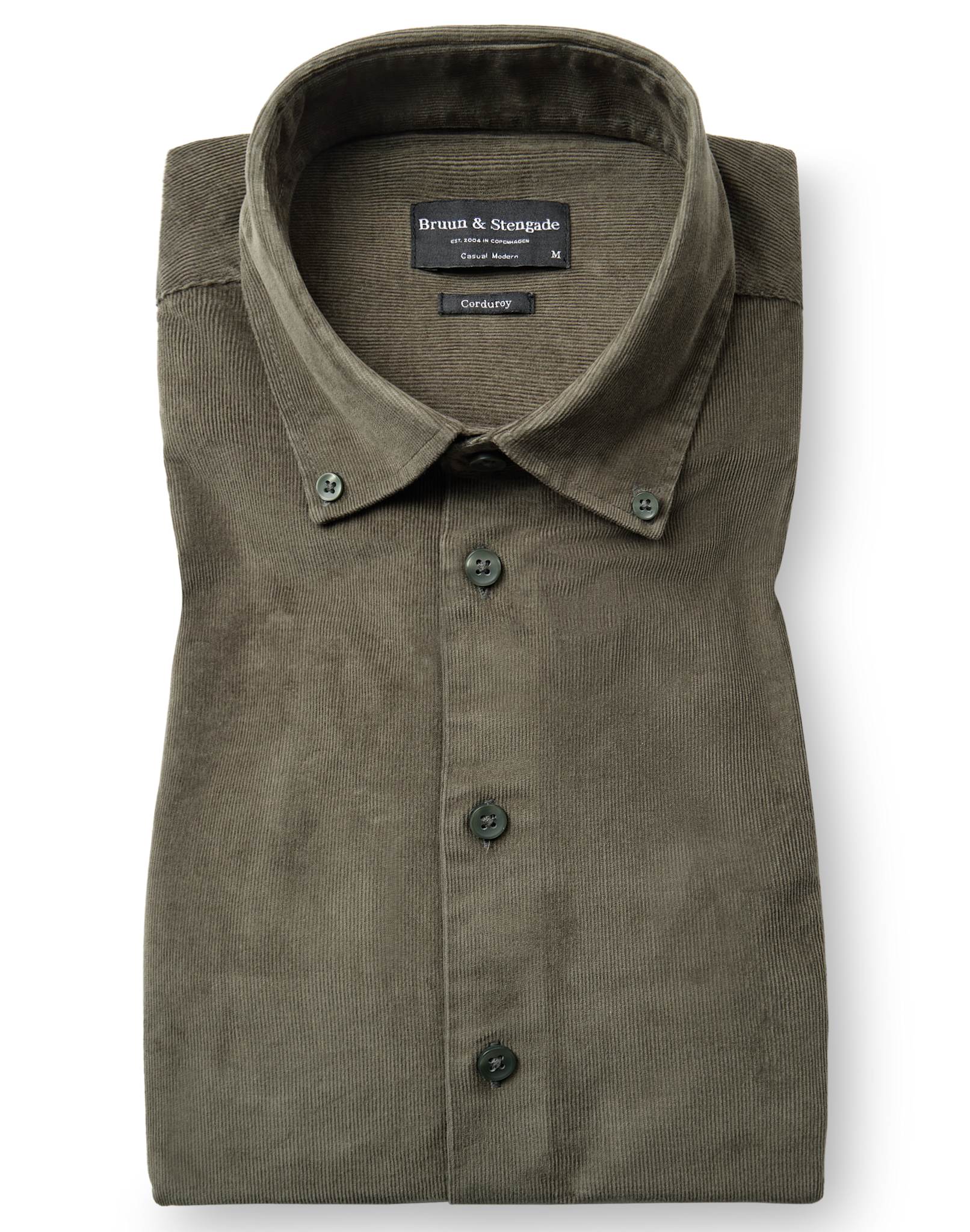 BS Monti Casual Modern Fit Shirt - Green