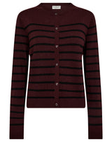 BS Kjersti Regular Fit Knitwear - Bordeaux/Black