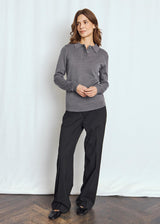 BS Eirin Regular Fit Knitwear - Dark Grey