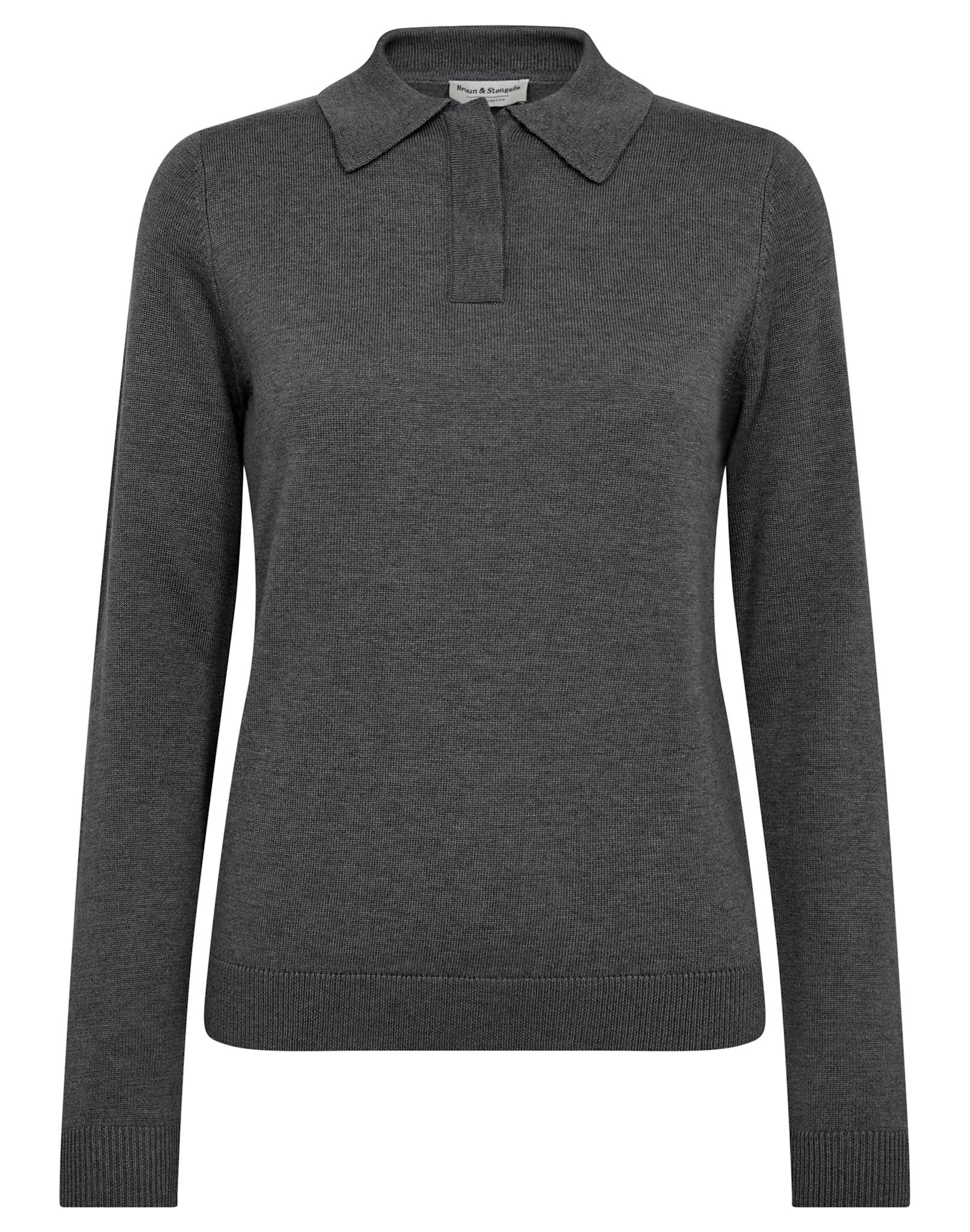 BS Eirin Regular Fit Knitwear - Dark Grey