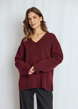 BS Lina Regular Fit Knitwear - Bordeaux
