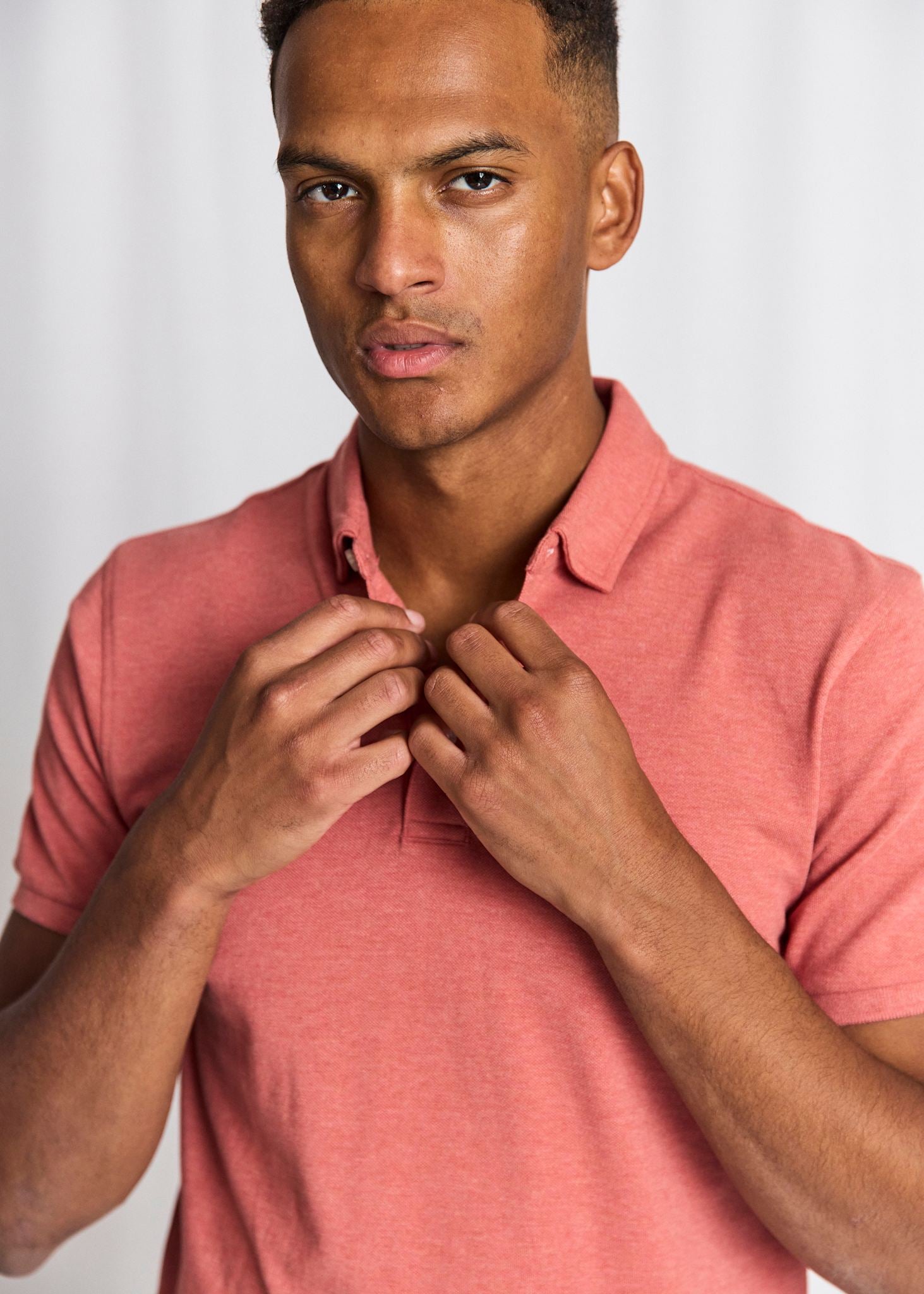 BS Baldo Regular Fit Polo Shirt - Dusty Clay