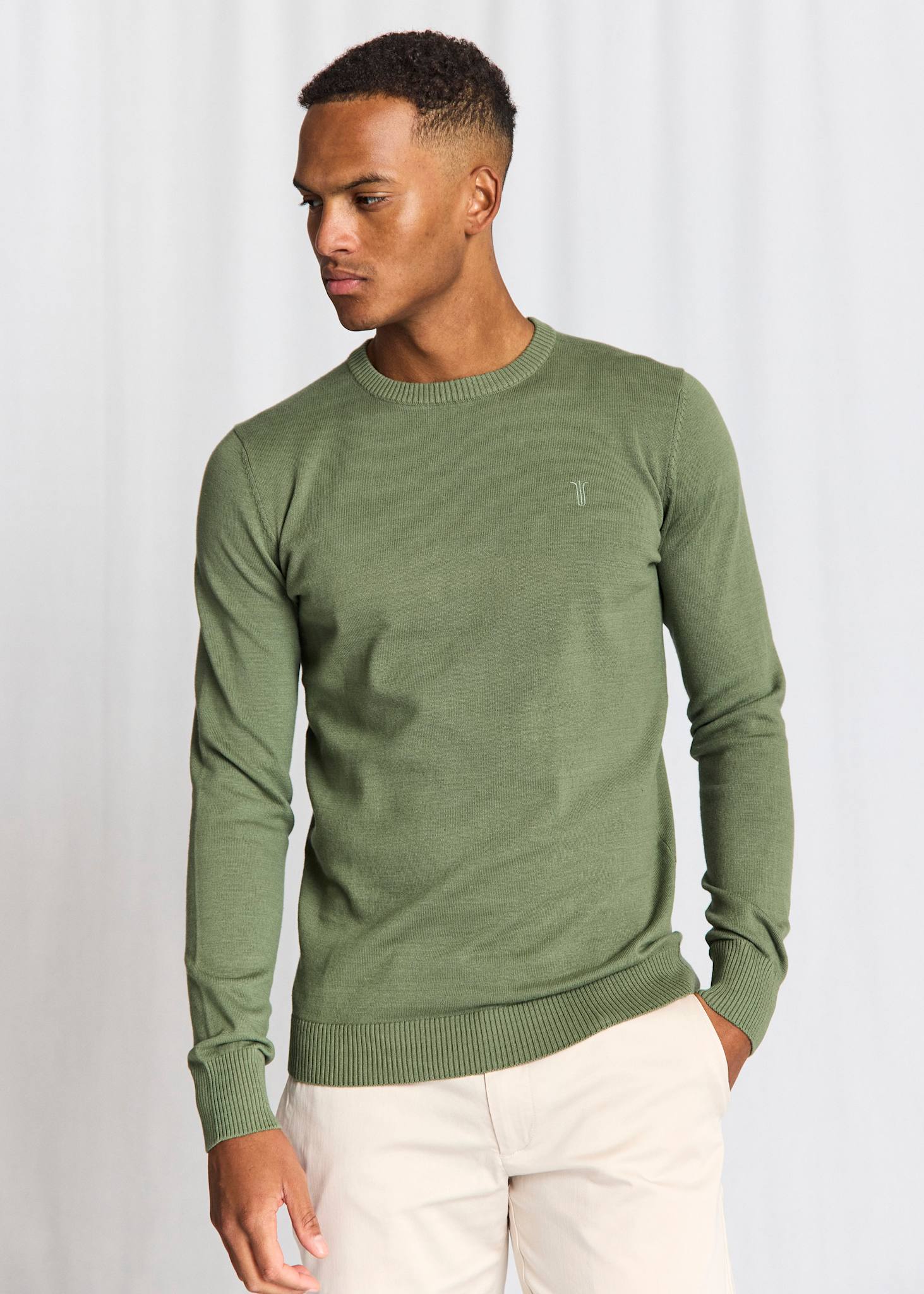 BS Jupiter Regular Fit Knitwear - Green