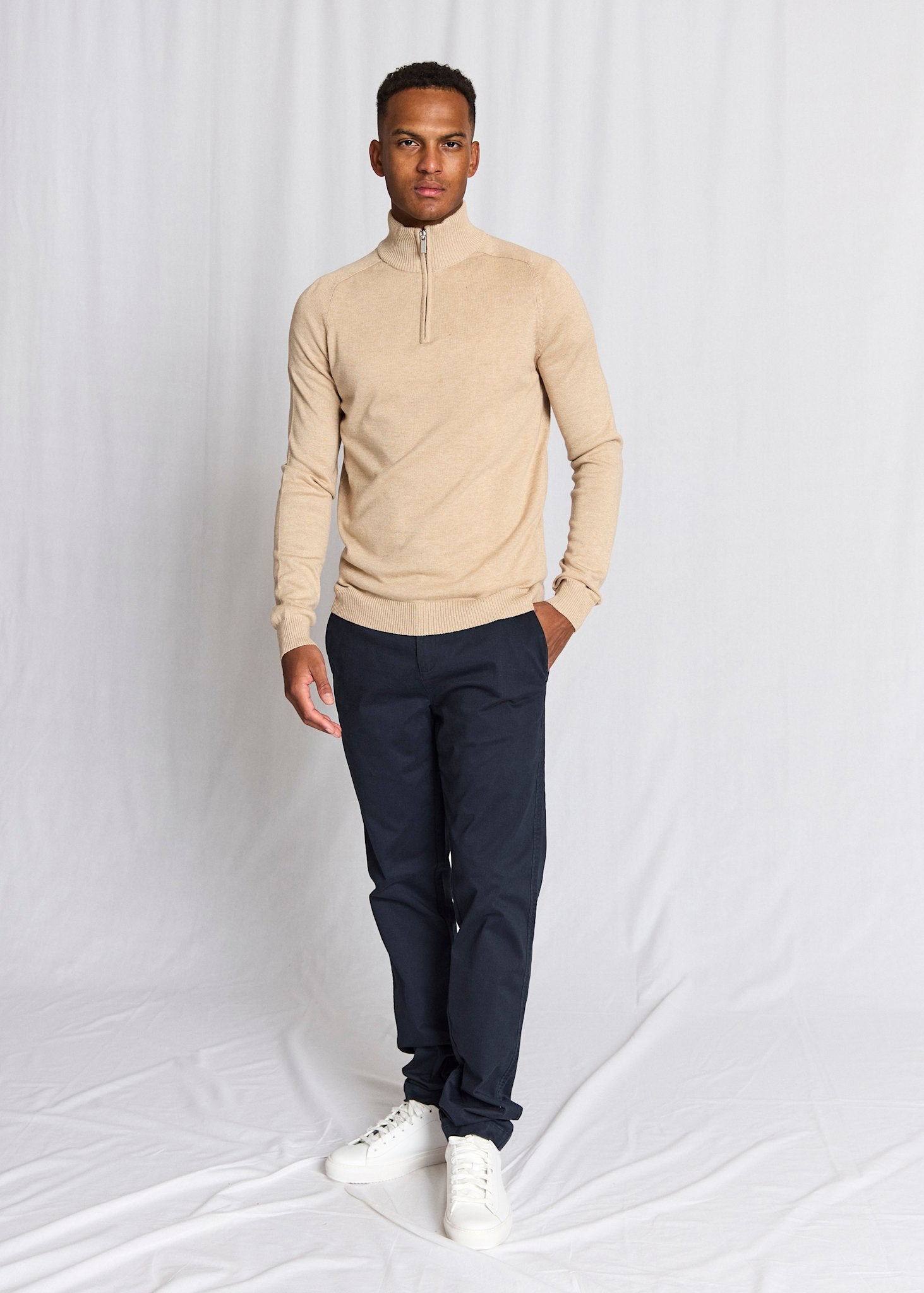 BS Ilario Regular Fit Knitwear - Beige