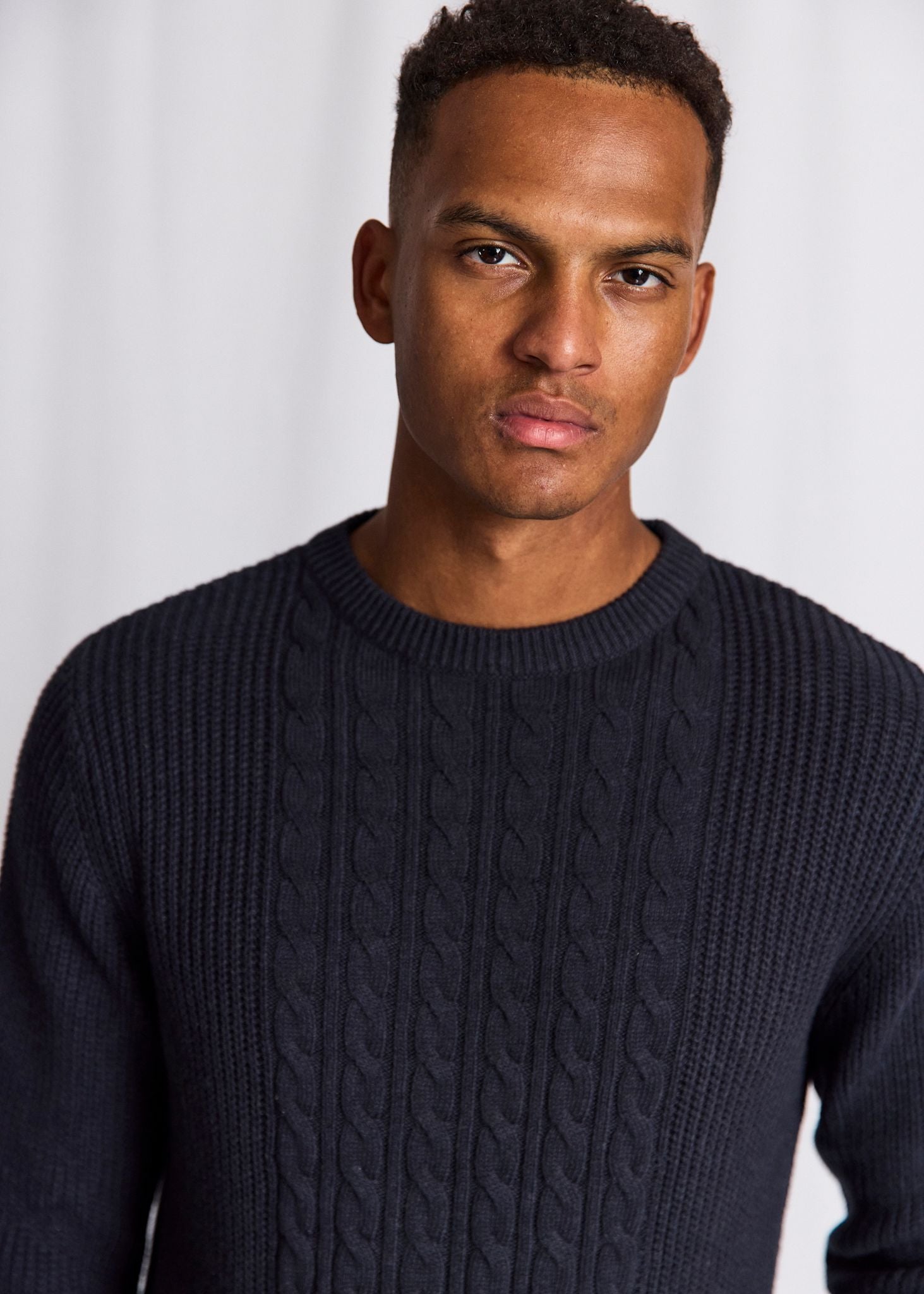 BS Adriano Regular Fit Knitwear - Navy