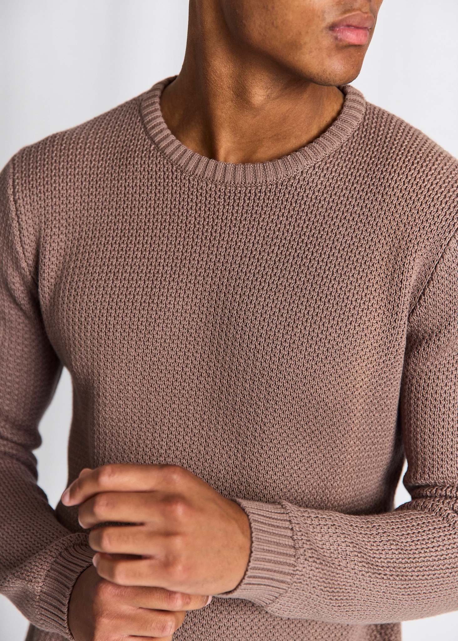 BS Raffaele Regular Fit Knitwear - Greige