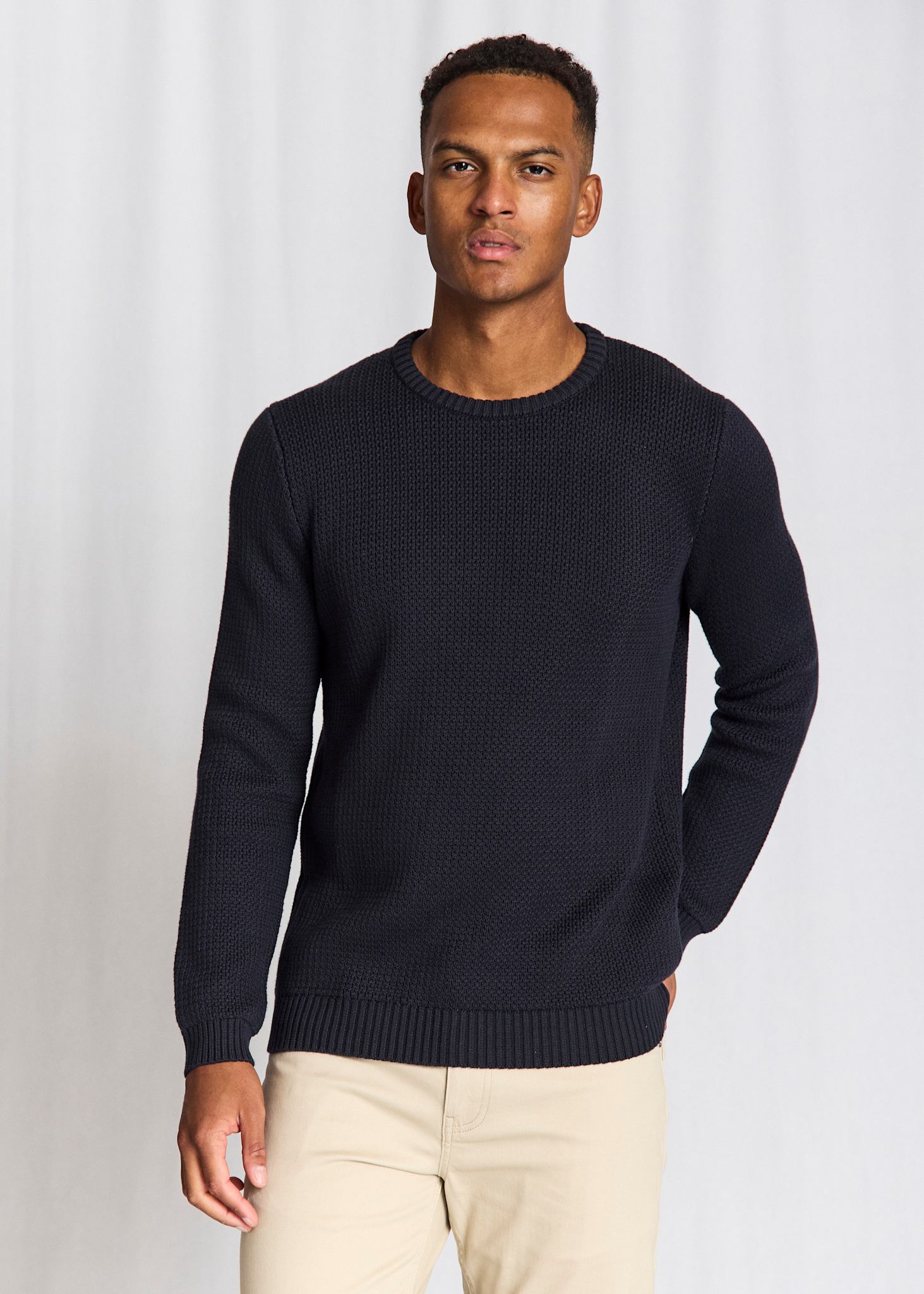BS Raffaele Regular Fit Knitwear - Navy