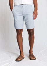 BS Darion Regular Fit Shorts - Navy/White