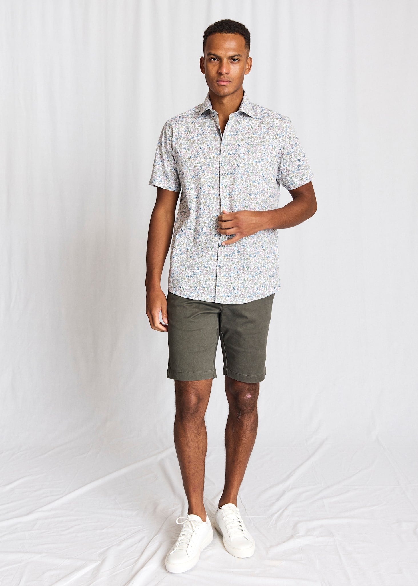 BS Luka Modern Fit Shirt - White