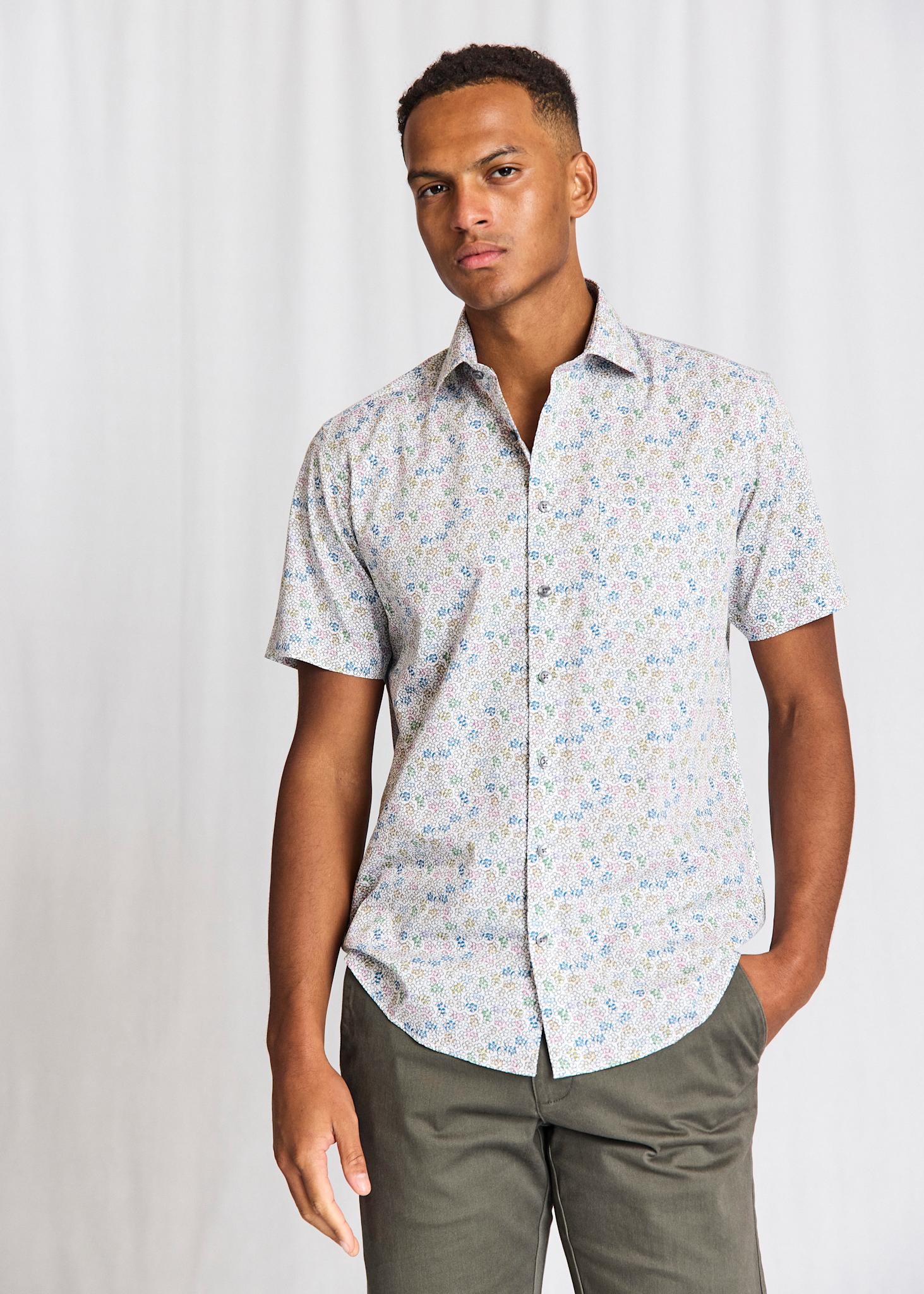 BS Luka Modern Fit Shirt - White