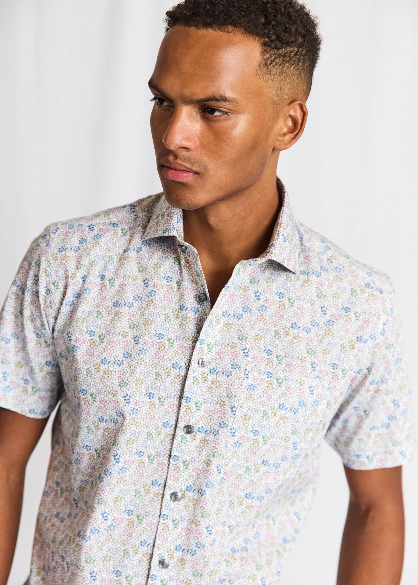 BS Luka Modern Fit Shirt - White