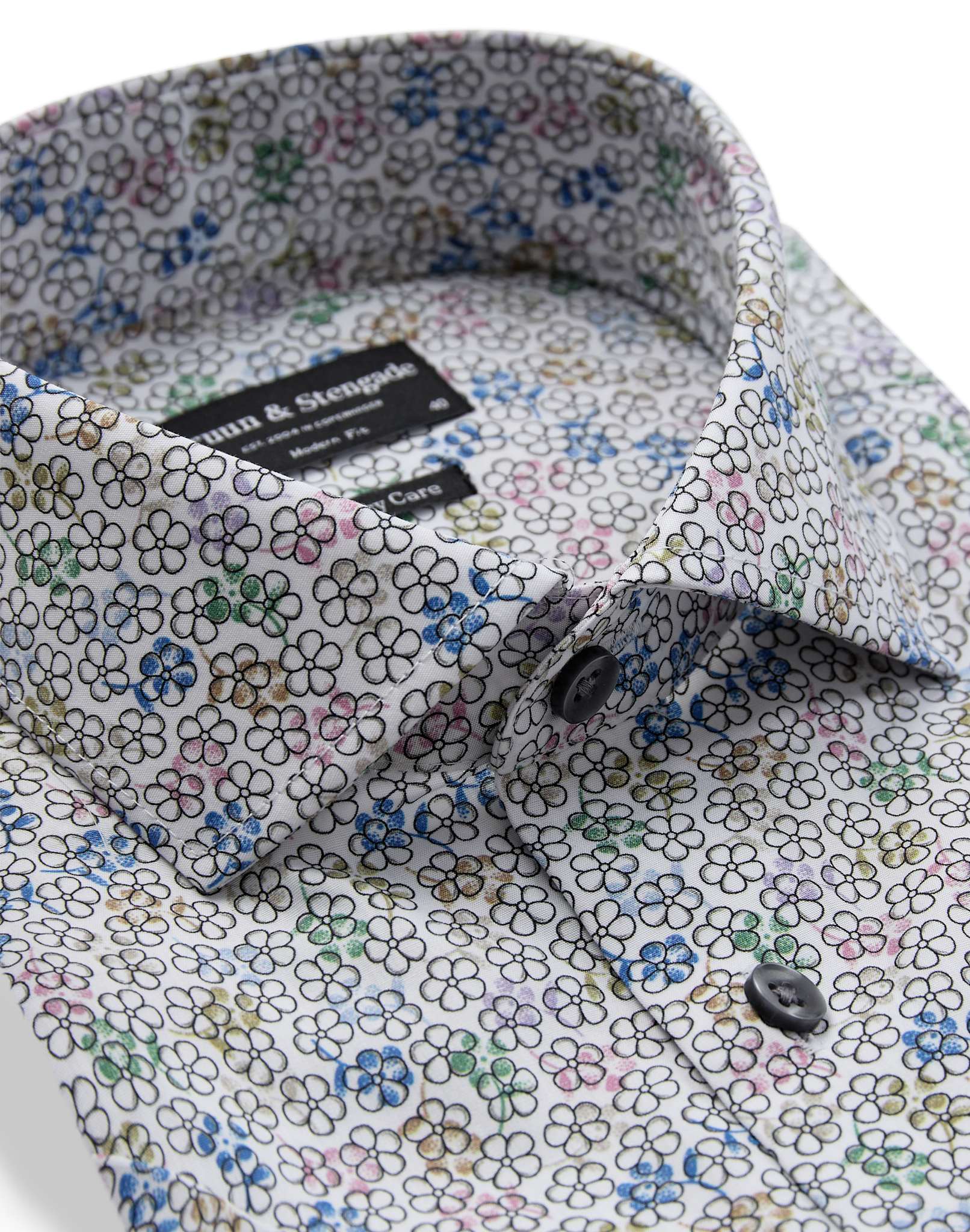 BS Luka Modern Fit Shirt - White