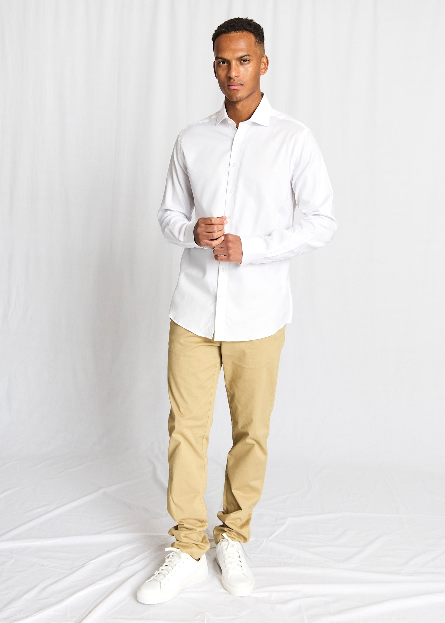 BS Buric Slim Fit Shirt - White