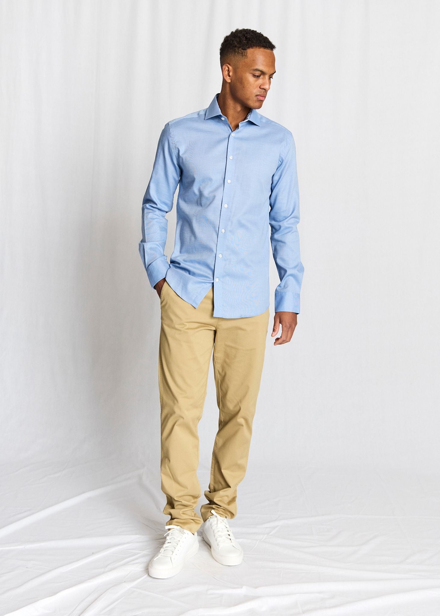 BS Duarte Slim Fit Shirt - Blue