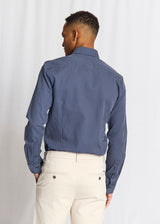 BS Karalek Slim Fit Shirt - Navy