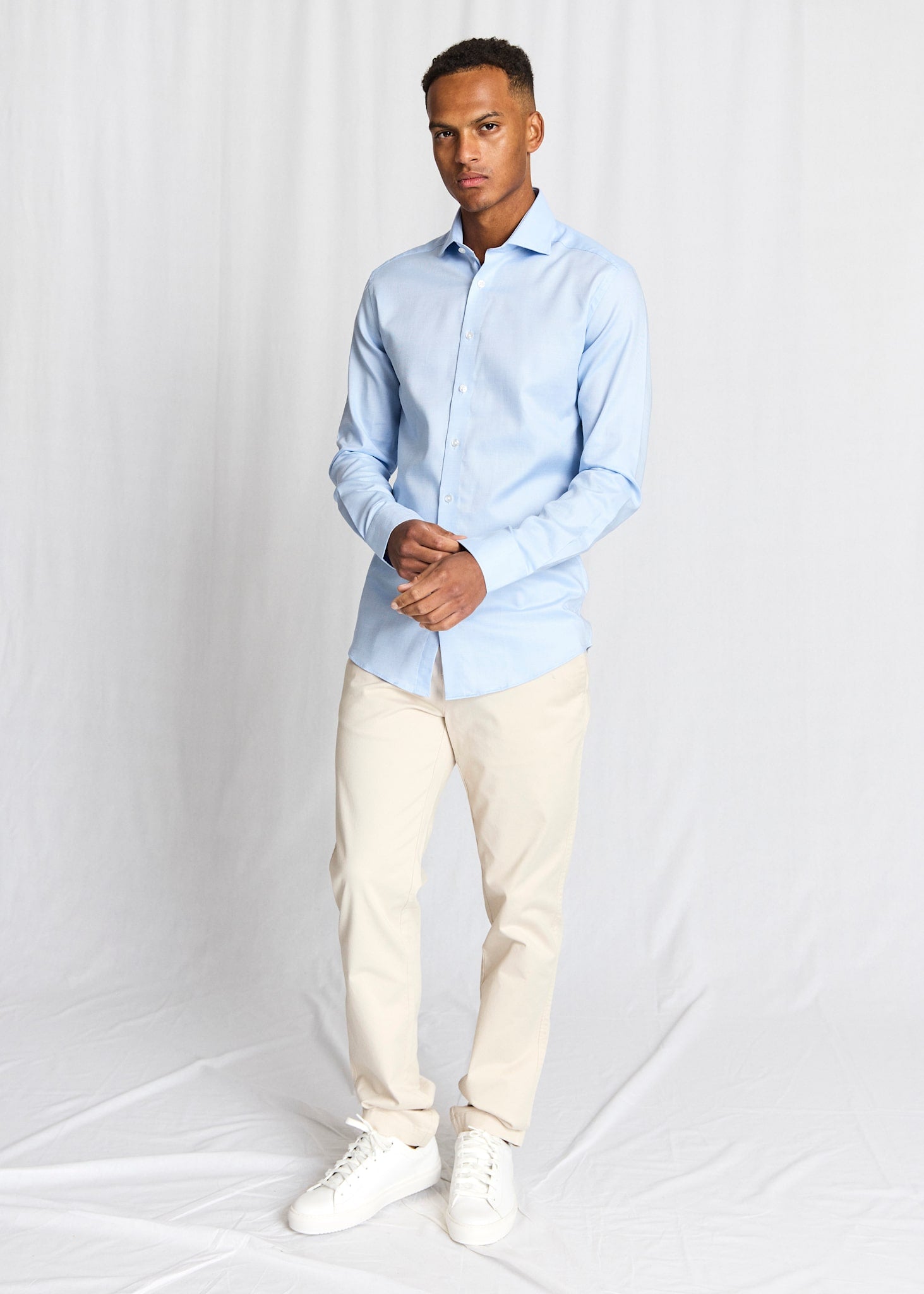 BS Borut Slim Fit Shirt - Light Blue
