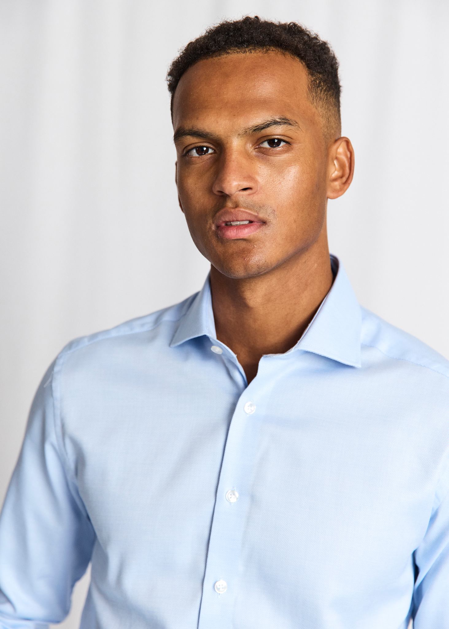 BS Borut Slim Fit Shirt - Light Blue