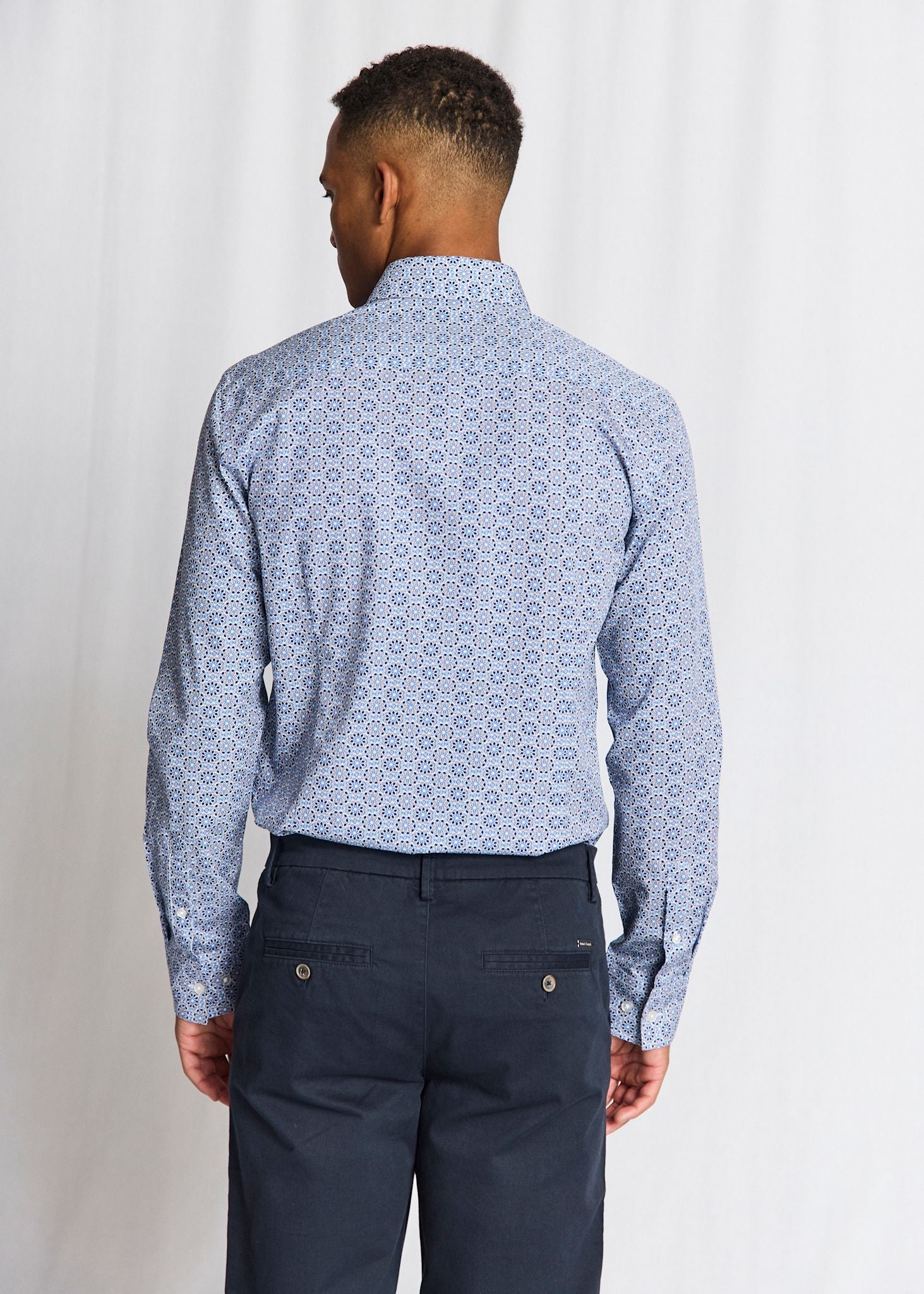 BS Abutovic Slim Fit Shirt - Blue
