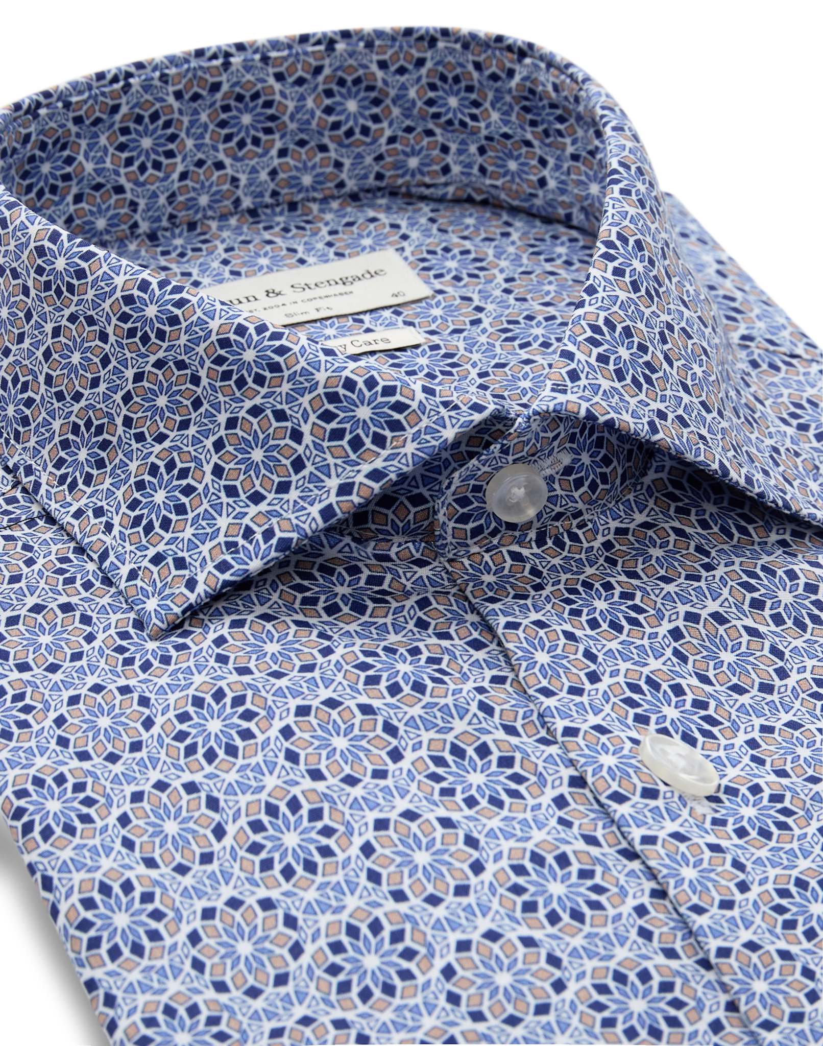 BS Abutovic Slim Fit Shirt - Blue