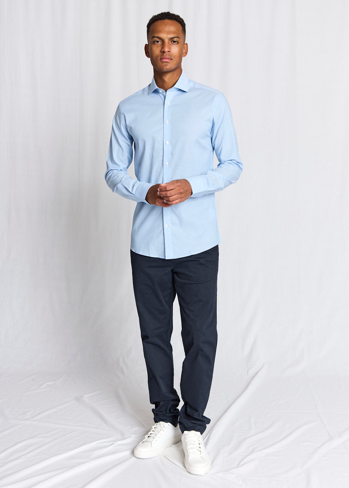 BS Cindrik Slim Fit Shirt - Light Blue