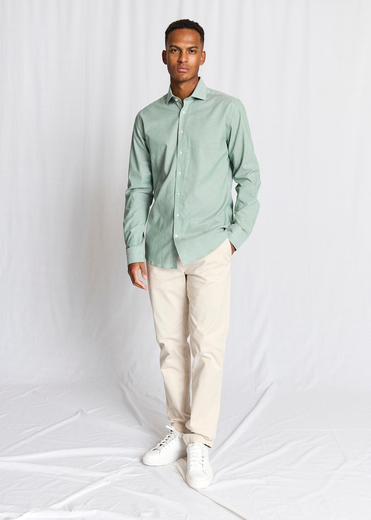BS Jorge Slim Fit Shirt - Green