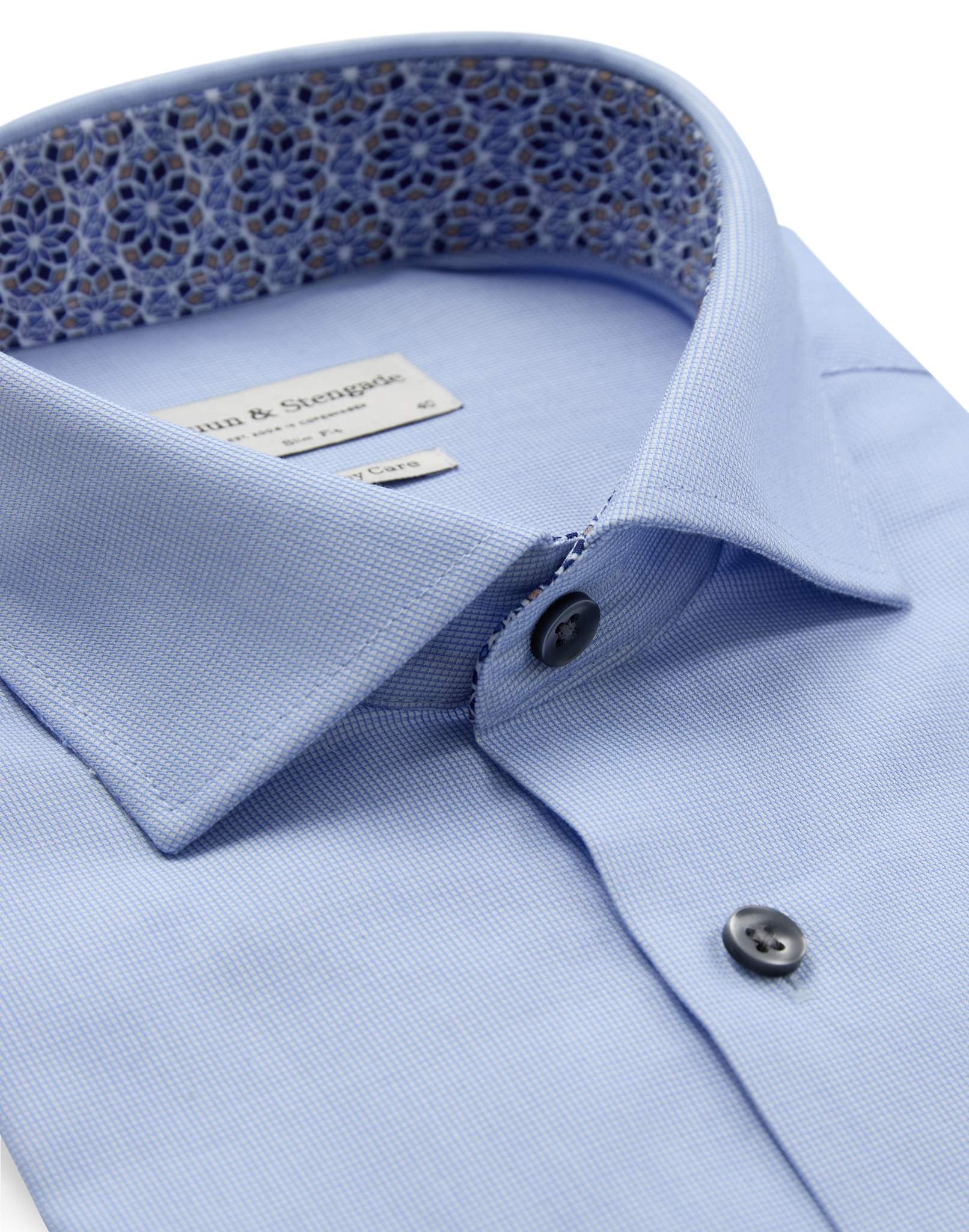 BS Sliskovic Slim Fit Shirt - Light Blue