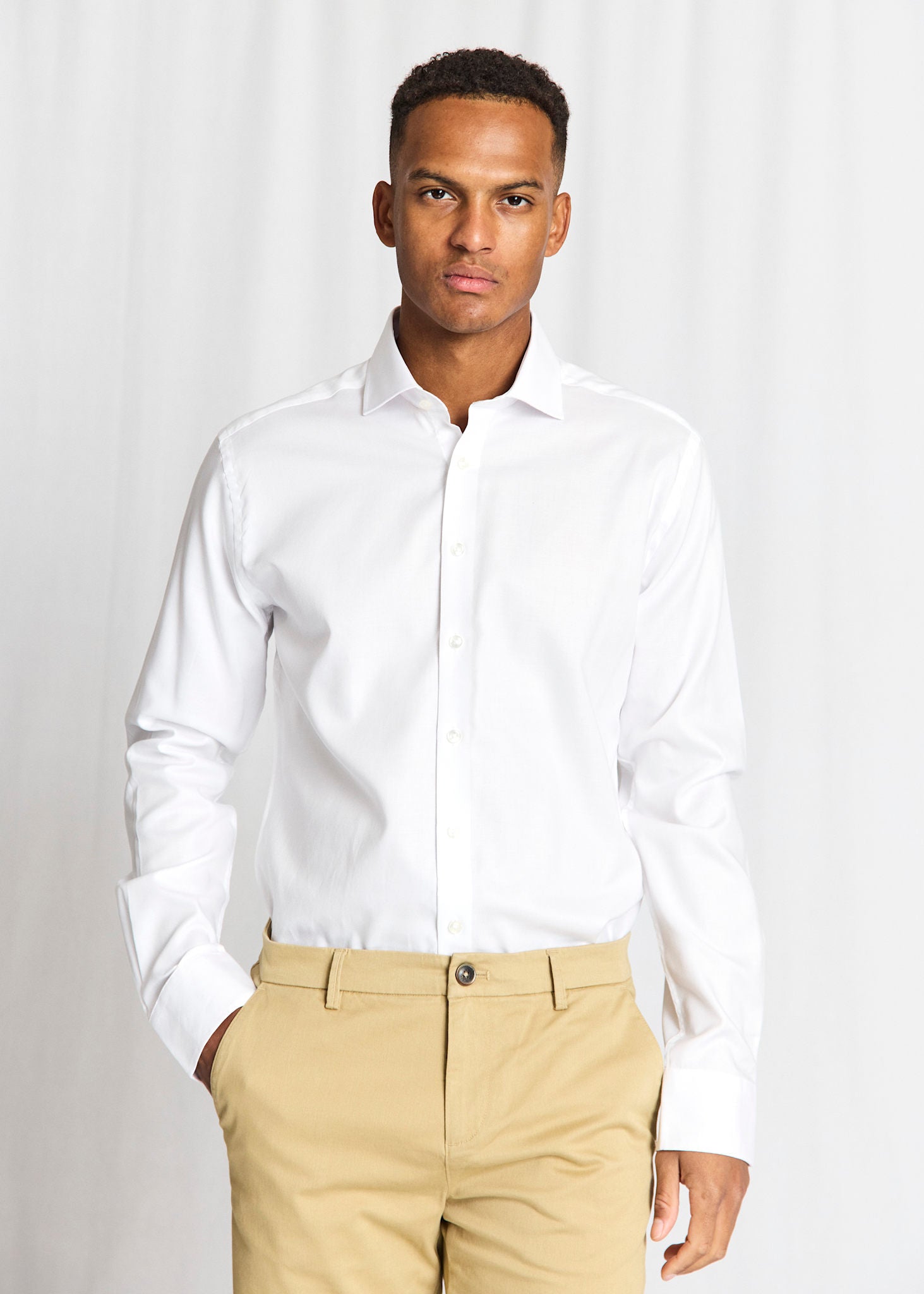 BS Benjamin Modern Fit Shirt - White
