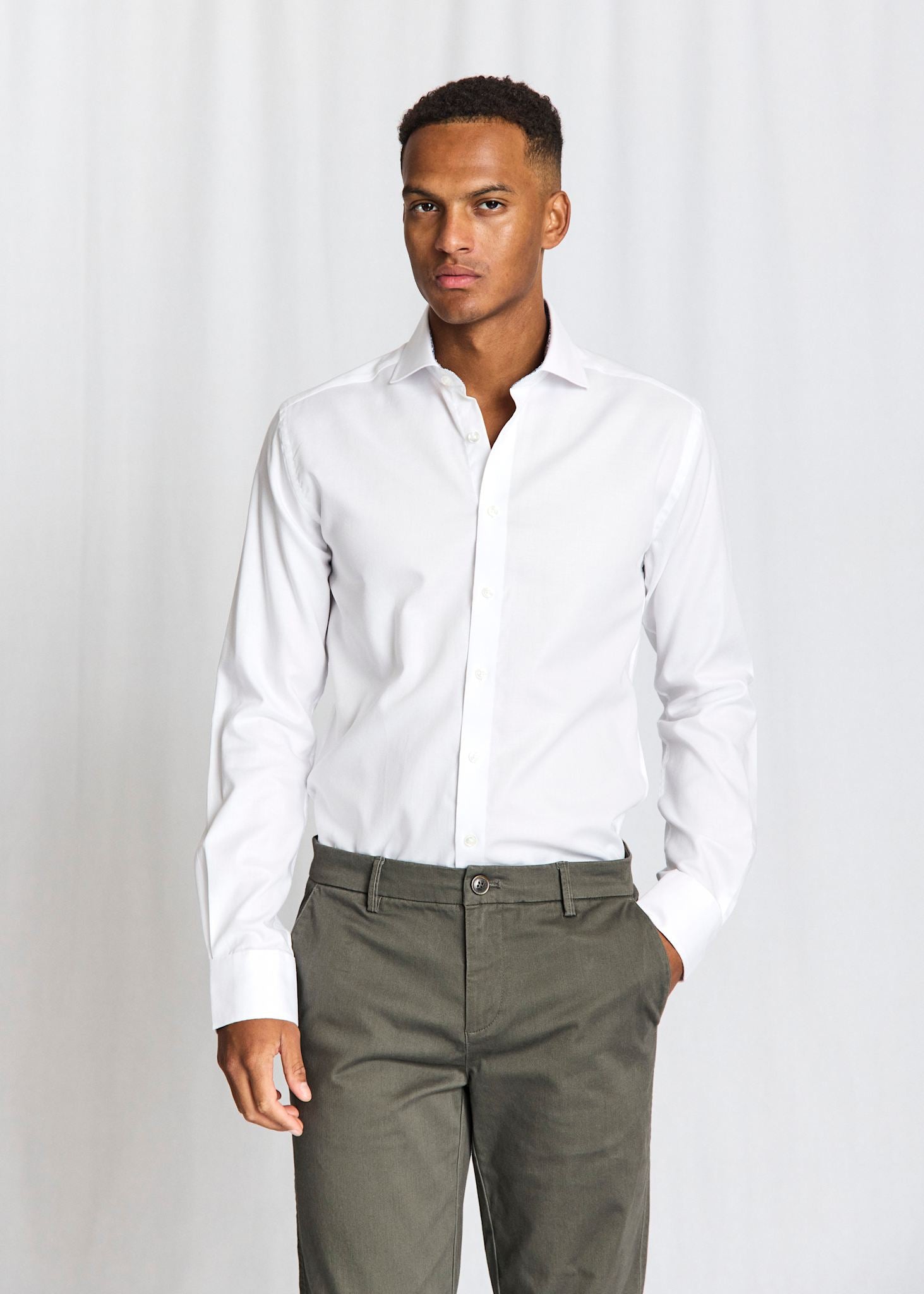 BS Kohlbacher Modern Fit Shirt - White