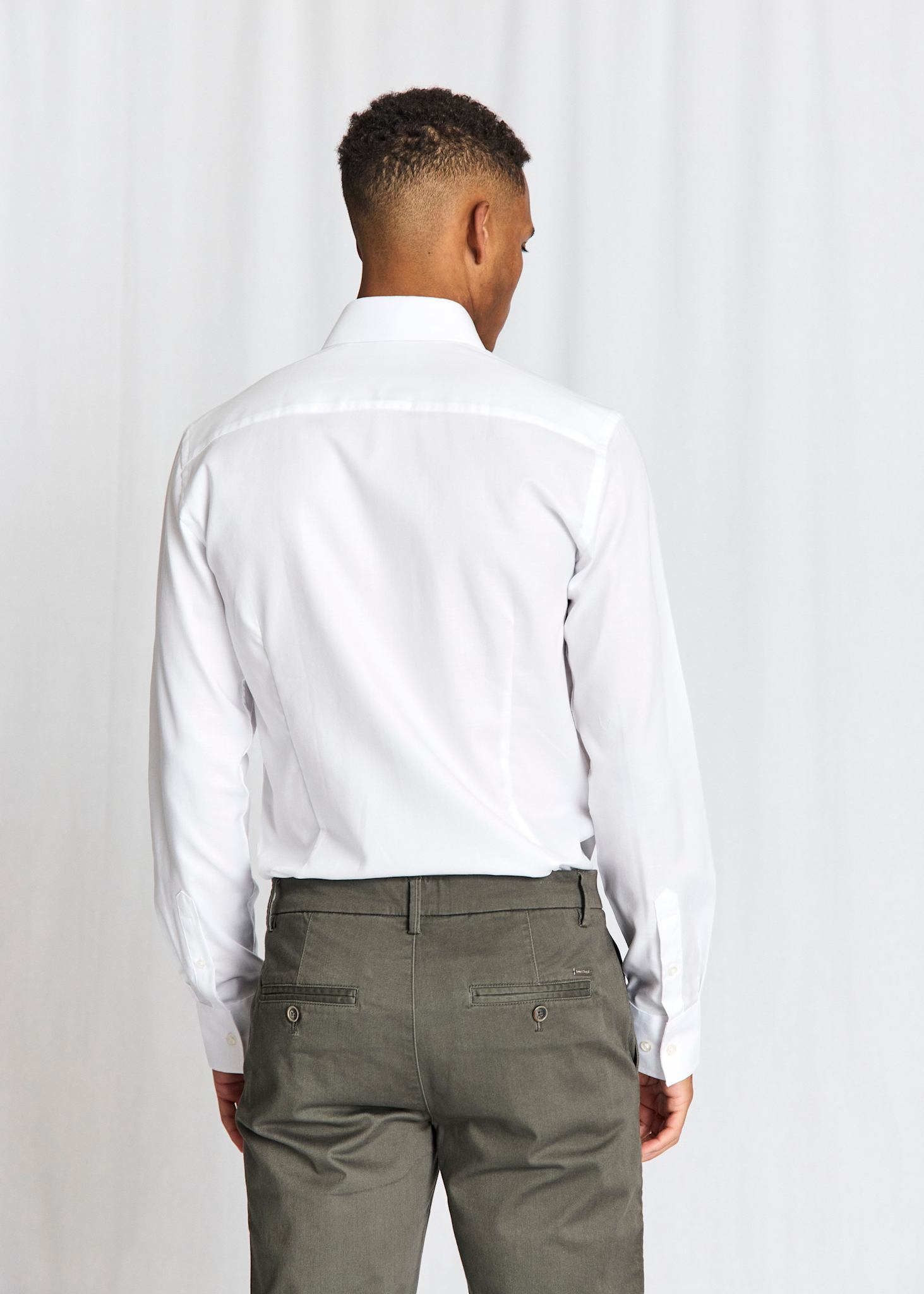 BS Kohlbacher Modern Fit Shirt - White