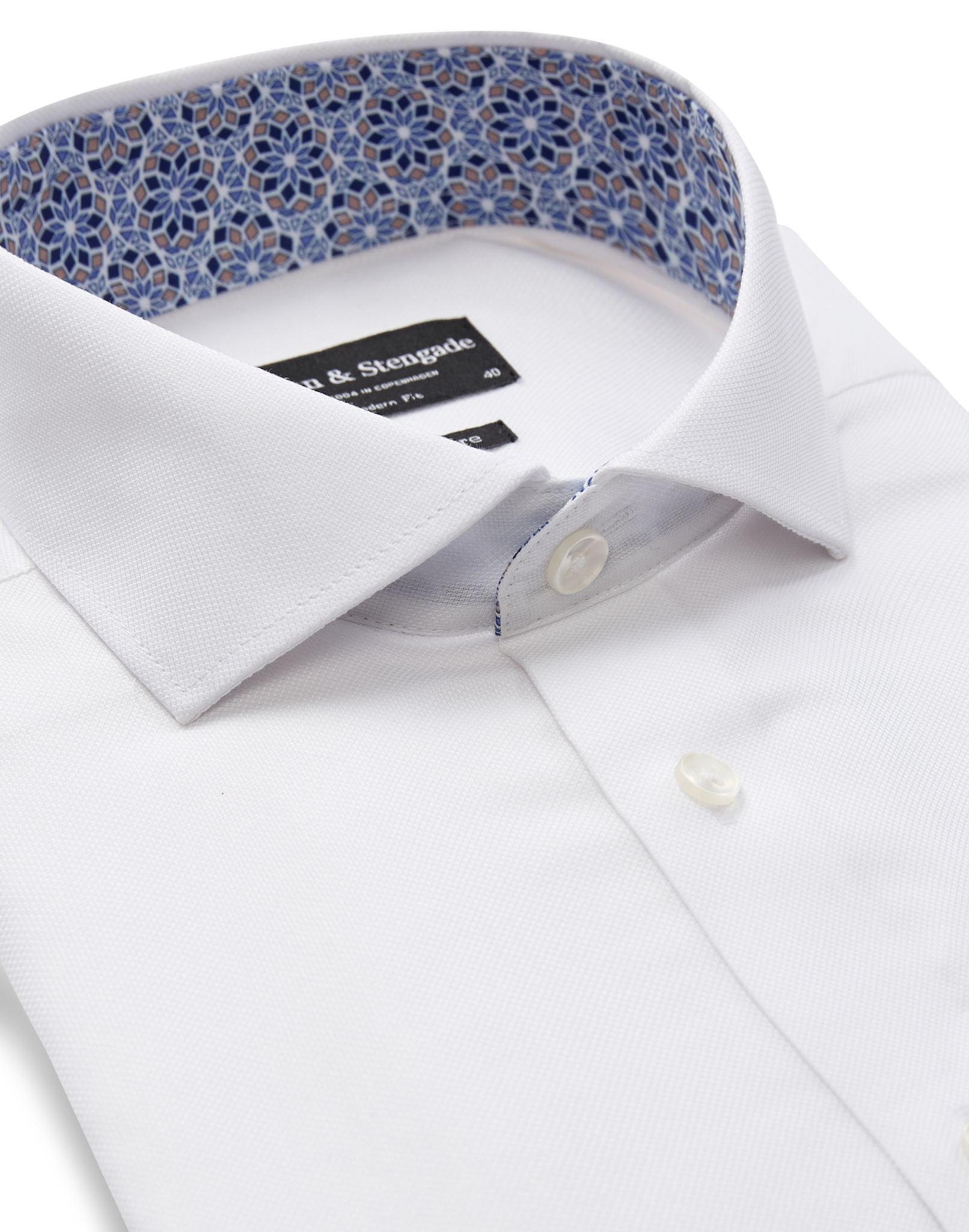 BS Kohlbacher Modern Fit Shirt - White