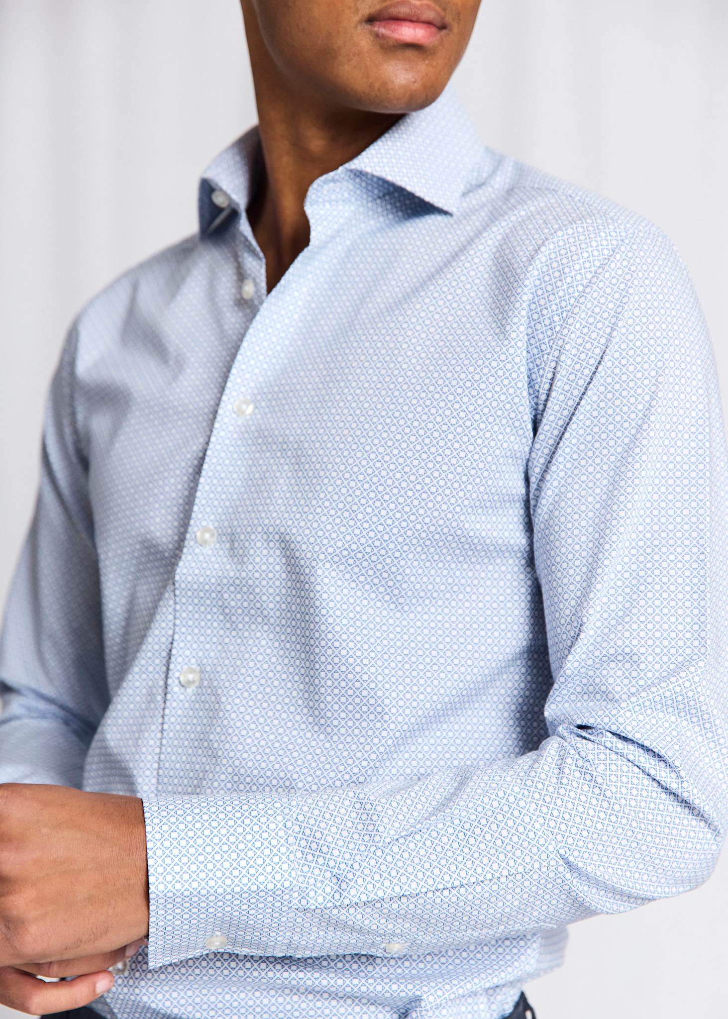 BS Lars Modern Fit Shirt - Blue