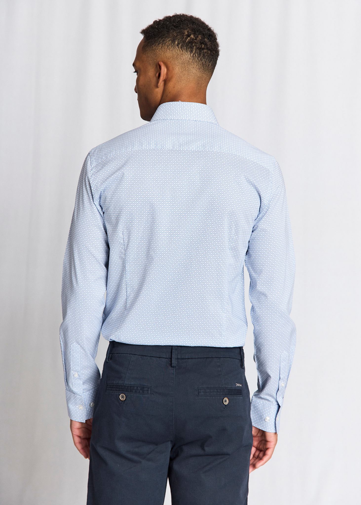 BS Lars Modern Fit Shirt - Blue