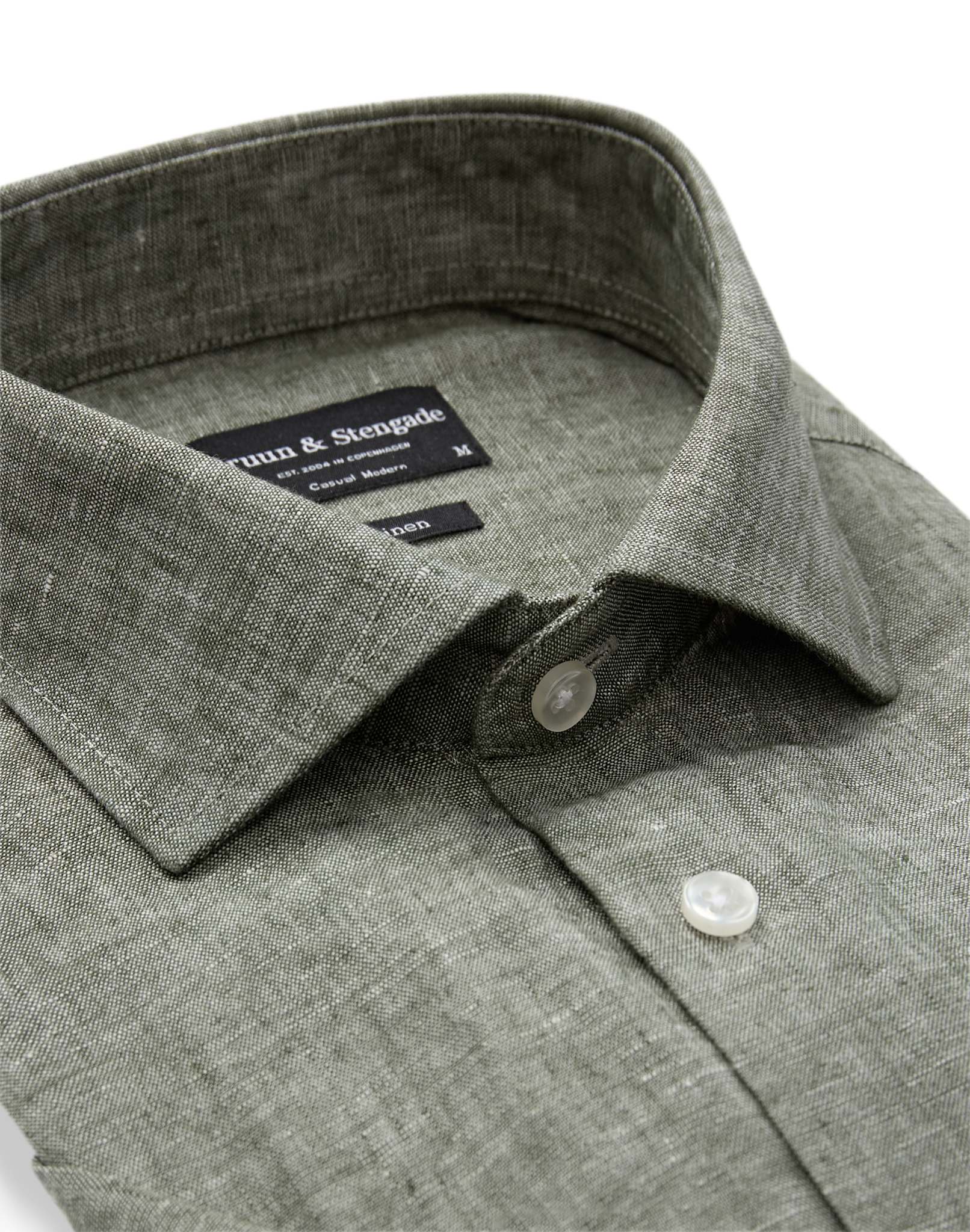 BS Bardet Casual Modern Fit Shirt - Green