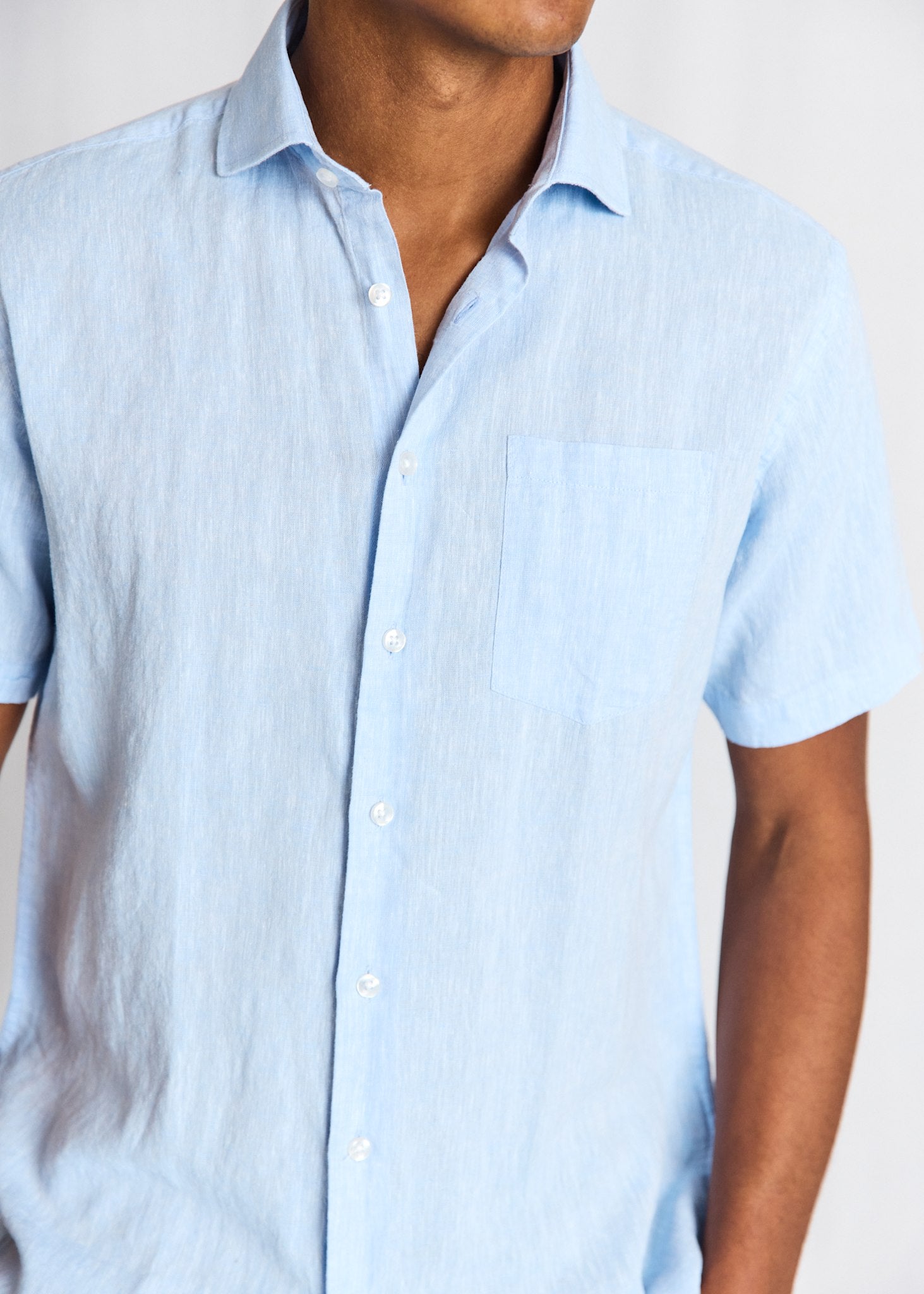 BS Bardet Casual Modern Fit Shirt - Light Blue