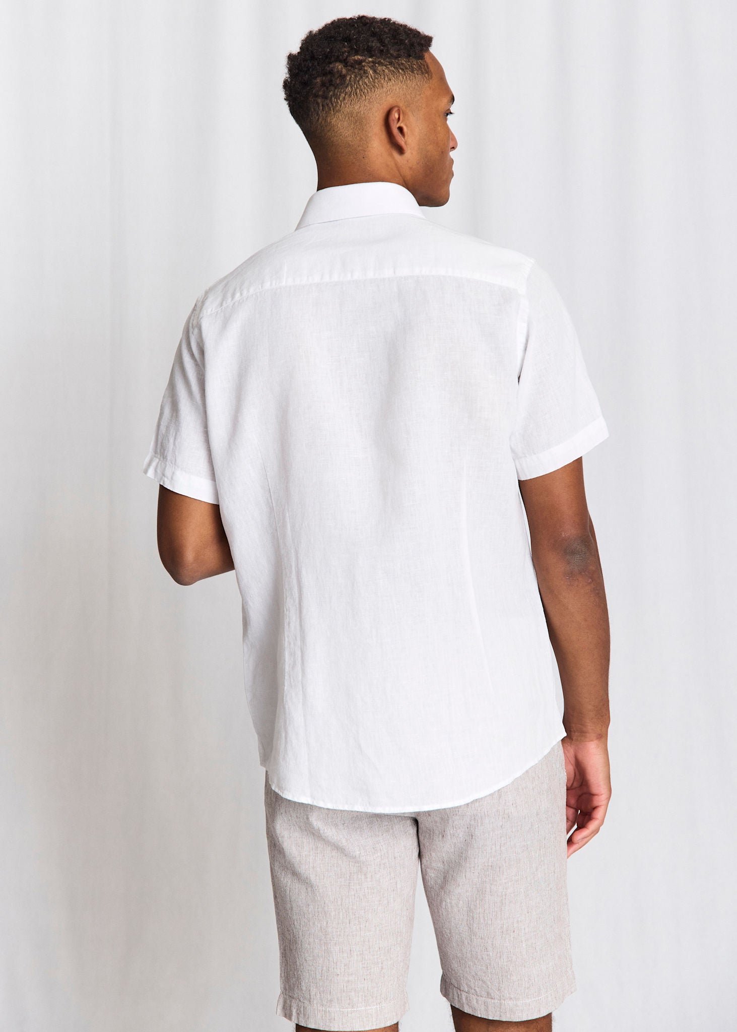 BS Bardet Casual Modern Fit Shirt - White
