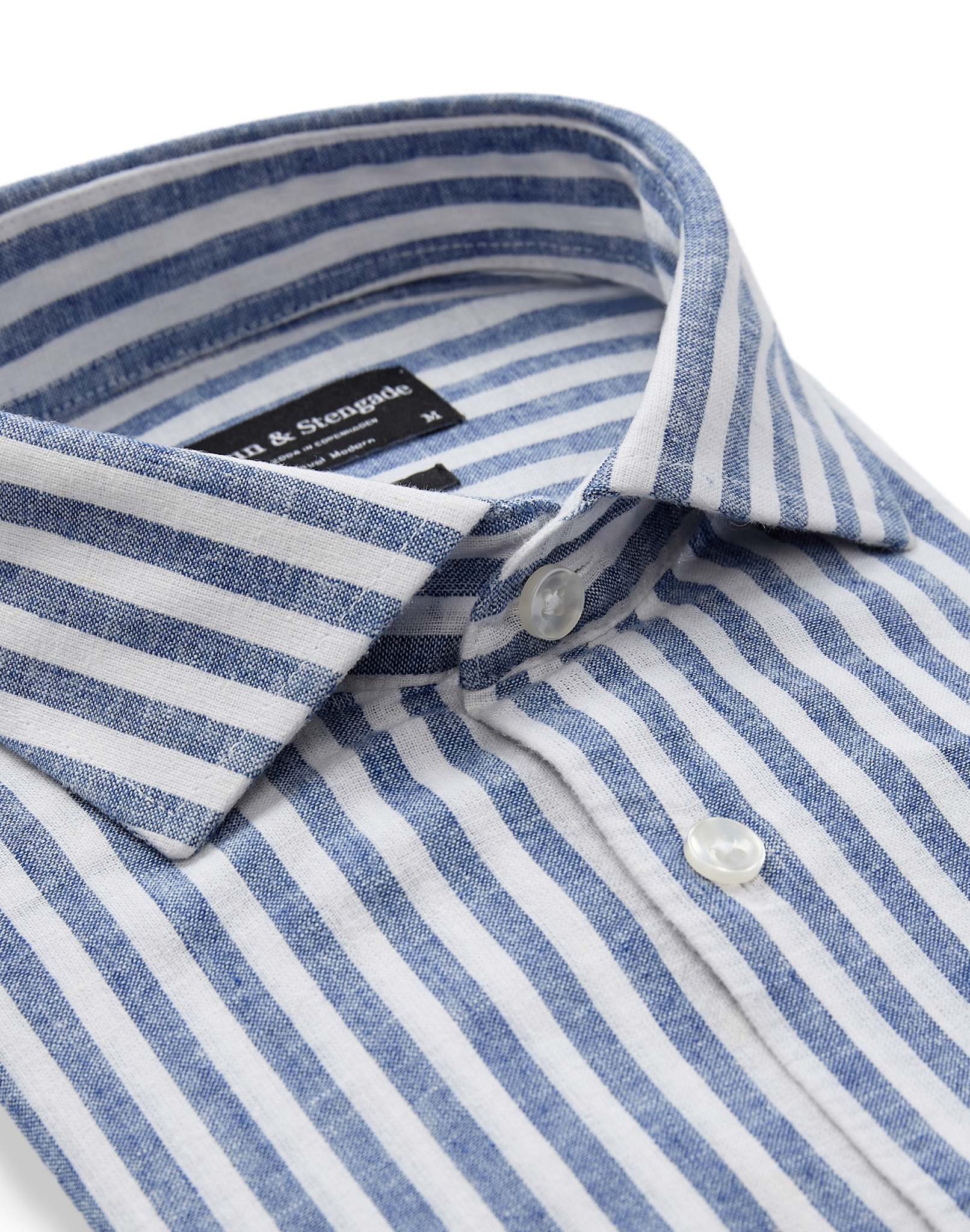 BS Rubio Casual Modern Fit Shirt - Blue/White