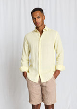 BS Tahaka Casual Modern Fit Shirt - Yellow