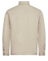 BS Davide Regular Fit Overshirt - Sand