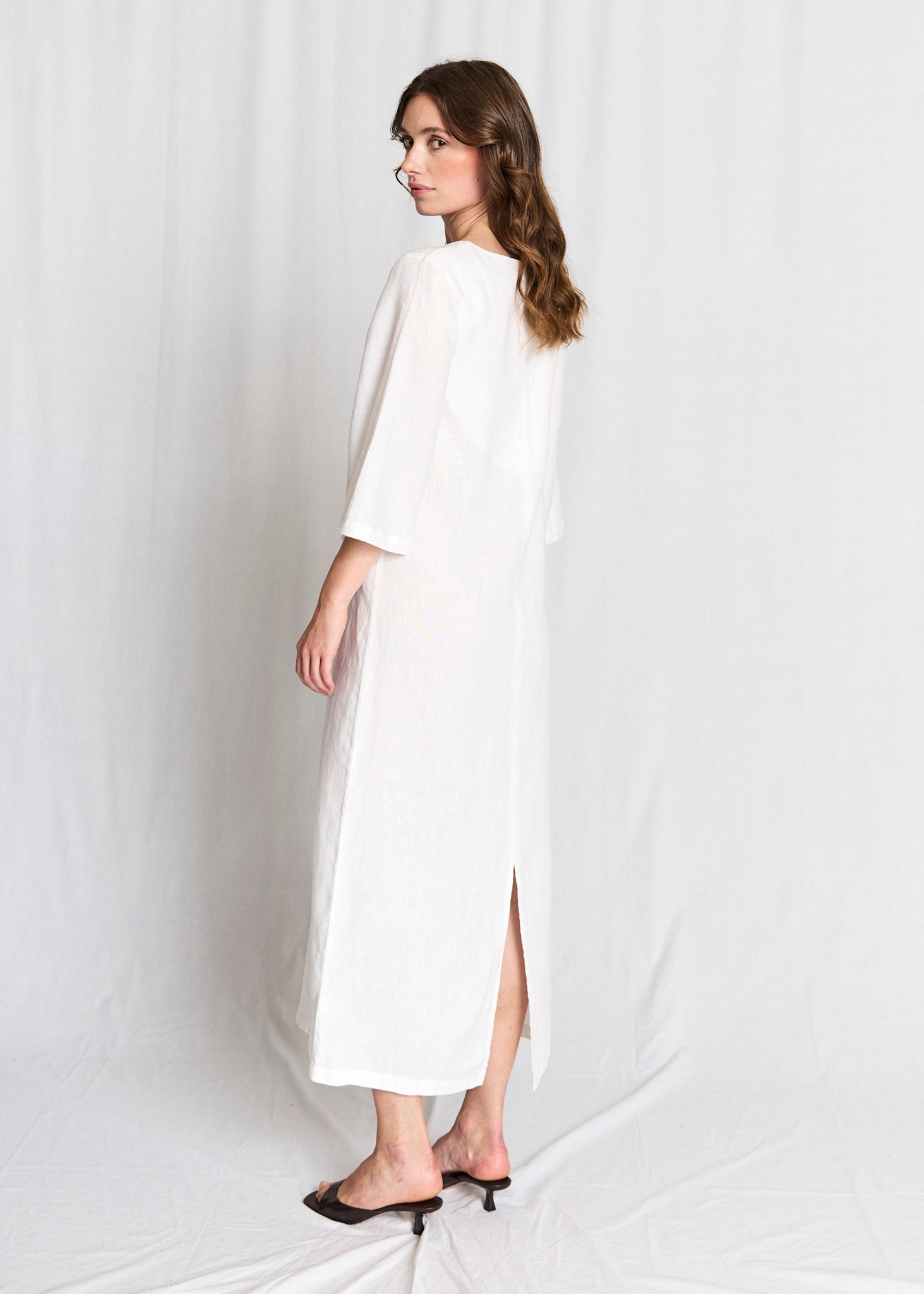 BS Kairah Regular Fit Dress - White