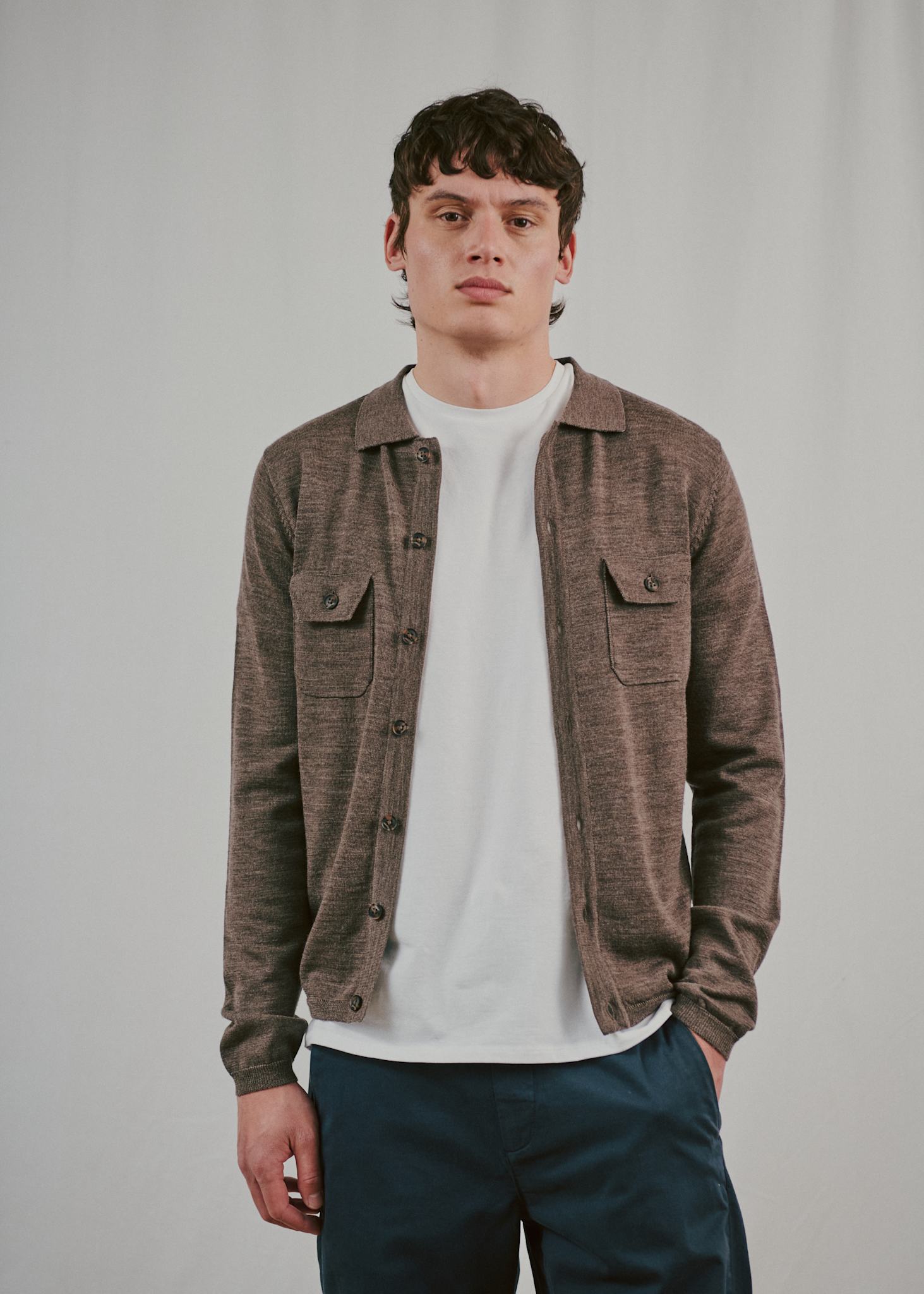BS Zaouma Regular Fit Knitwear - Dark Brown