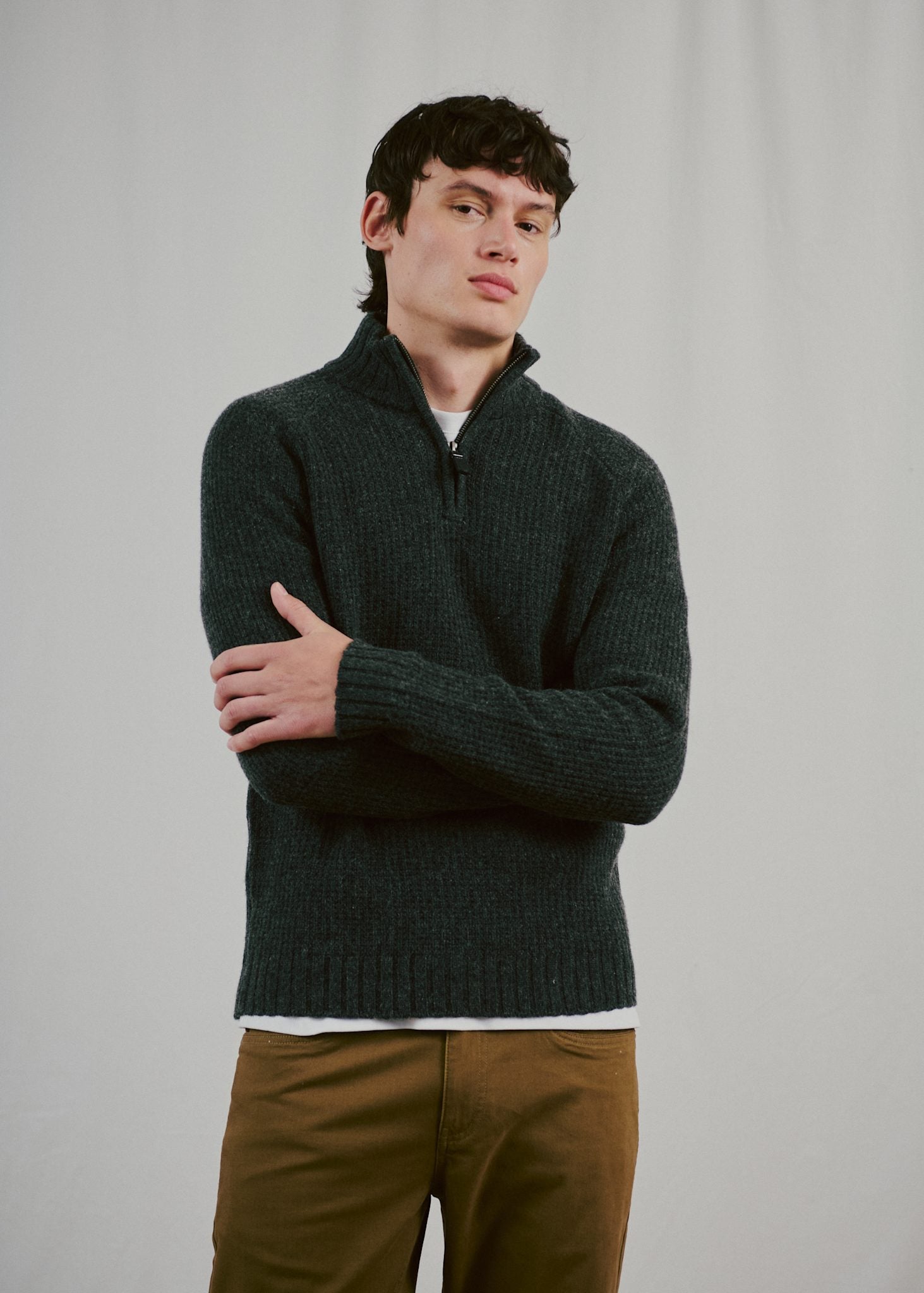 BS Svalbard Regular Fit Knitwear - Dark Grey
