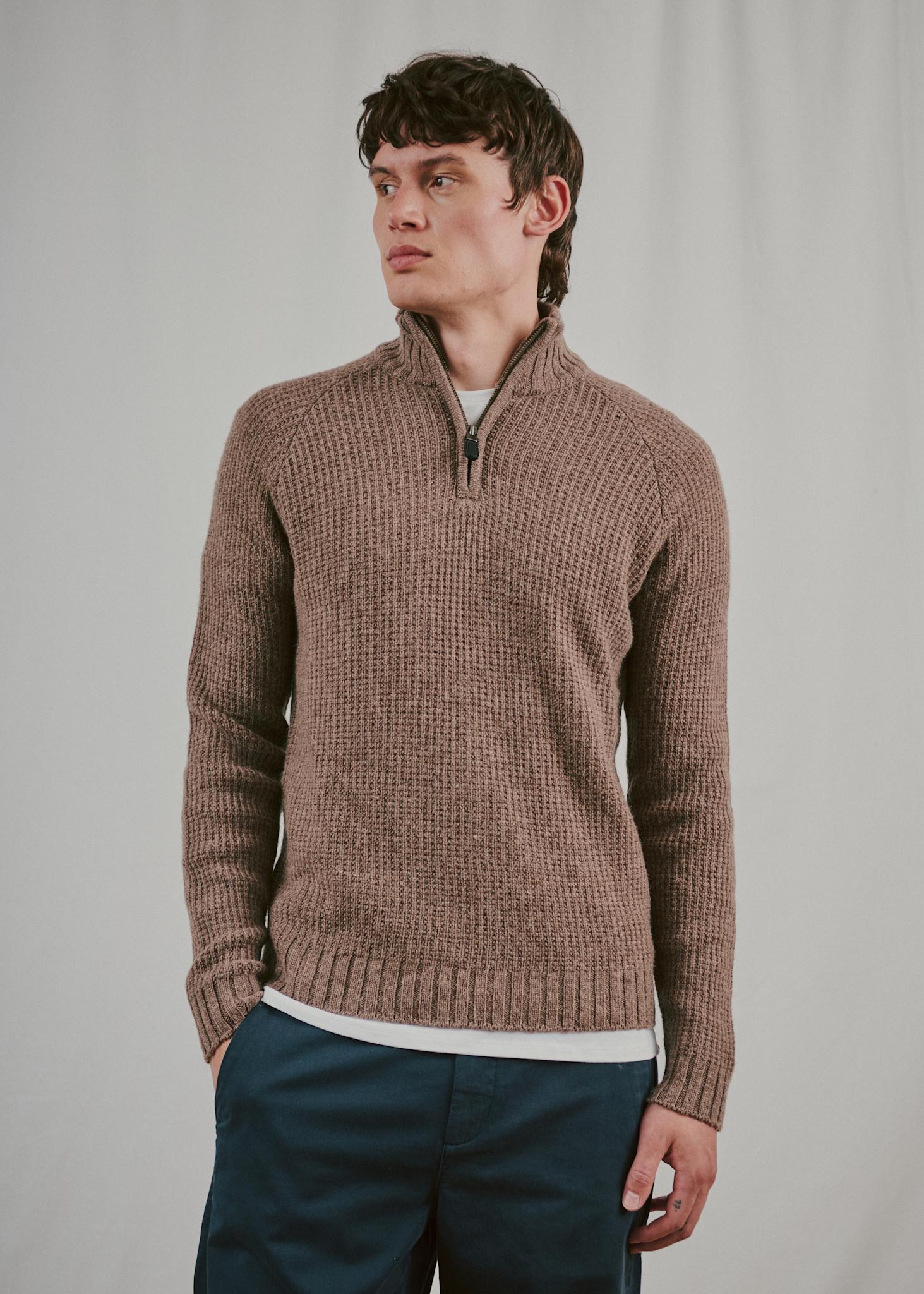 BS Svalbard Regular Fit Knitwear - Mink