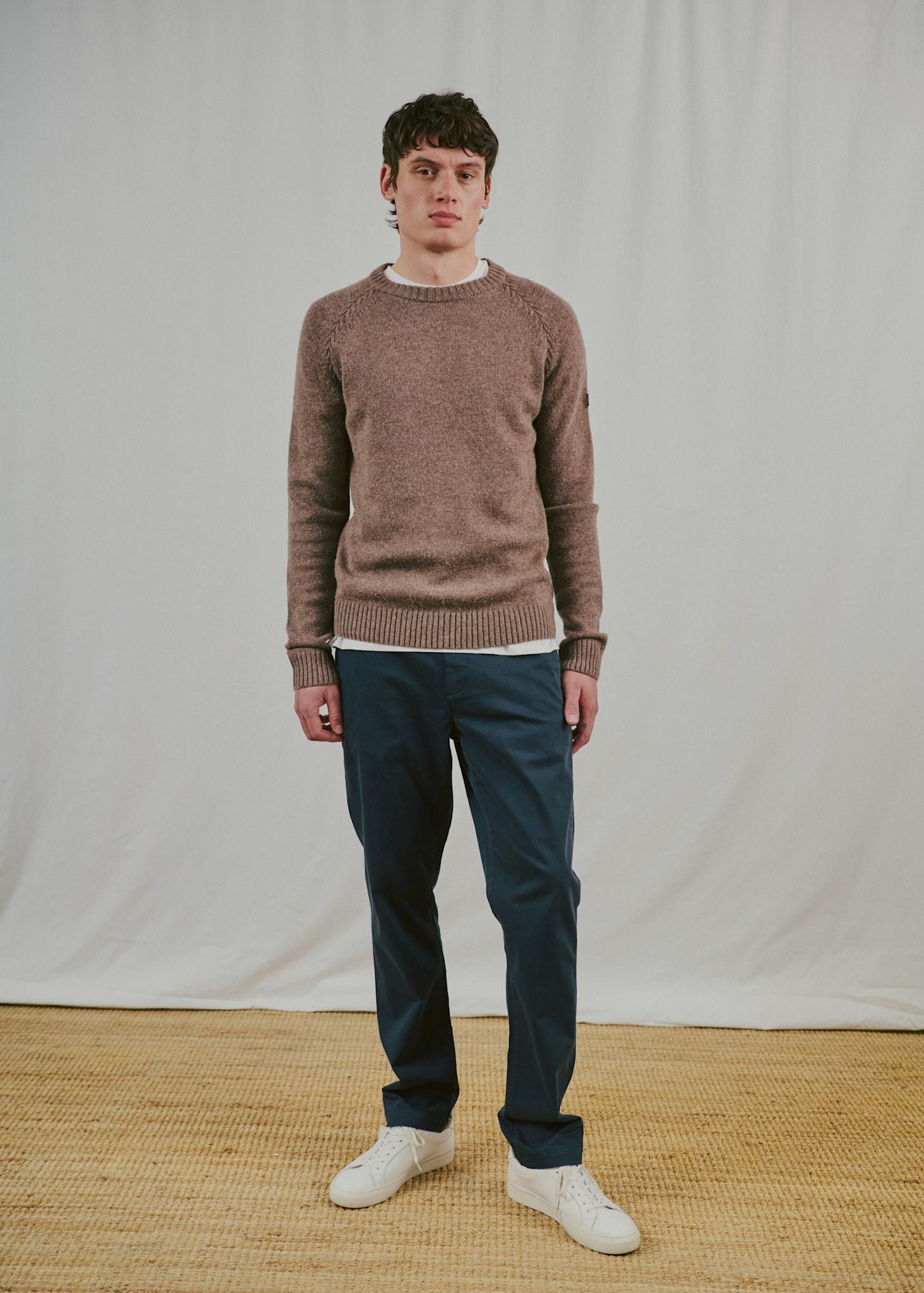 BS Punta Regular Fit Knitwear - Mink