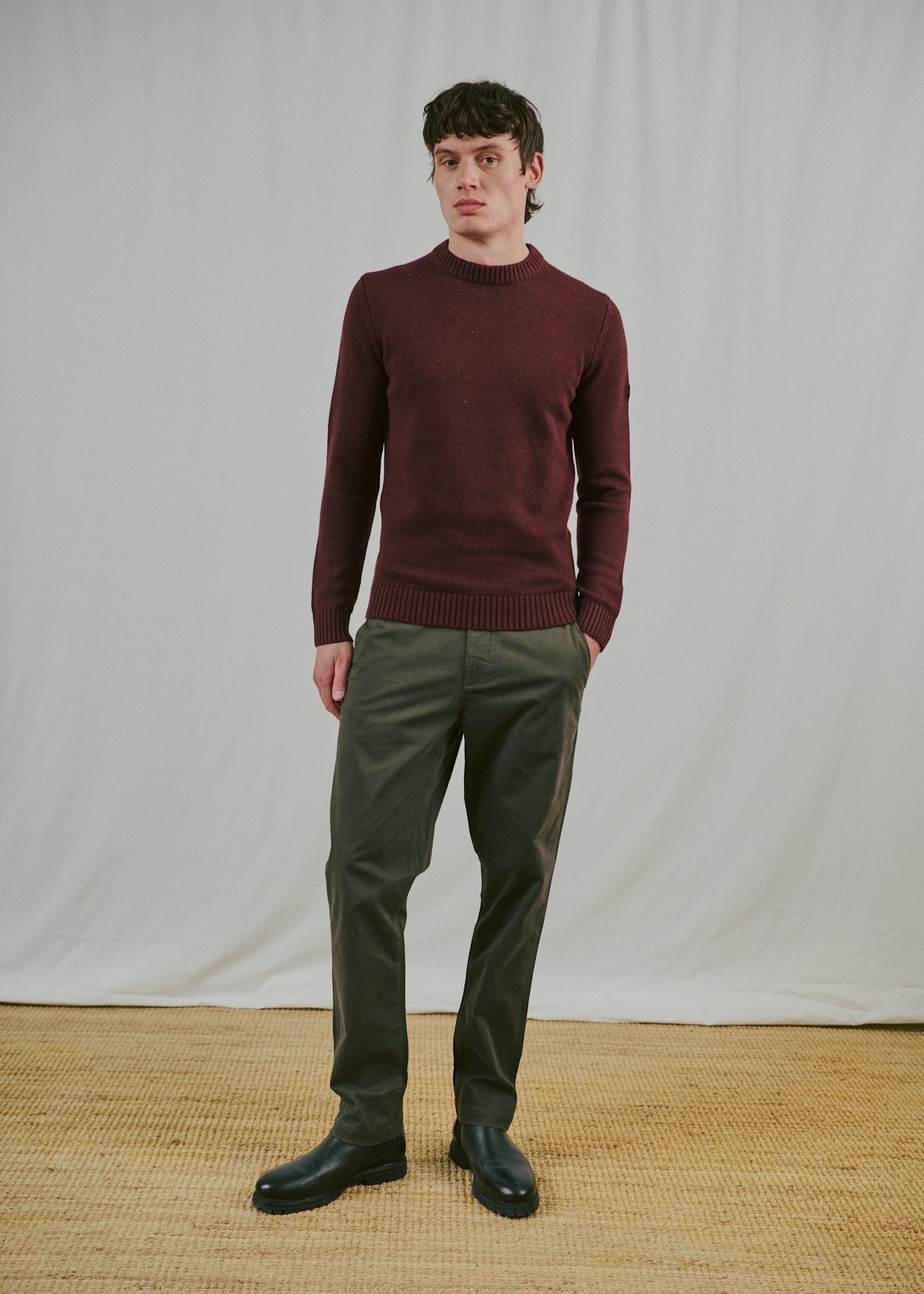 BS Mizan Regular Fit Chinos - Green