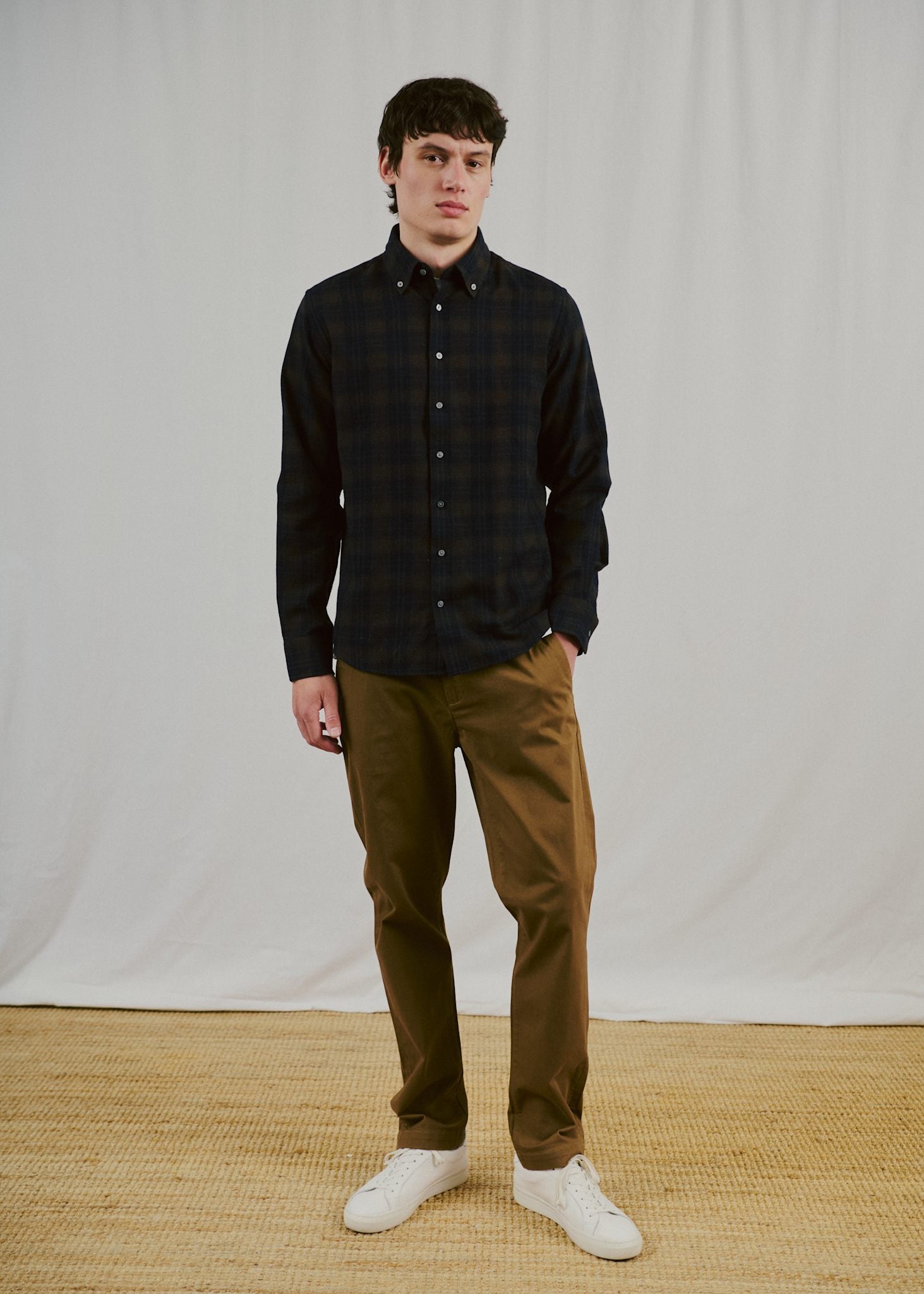 BS Mizan Regular Fit Chinos - Khaki