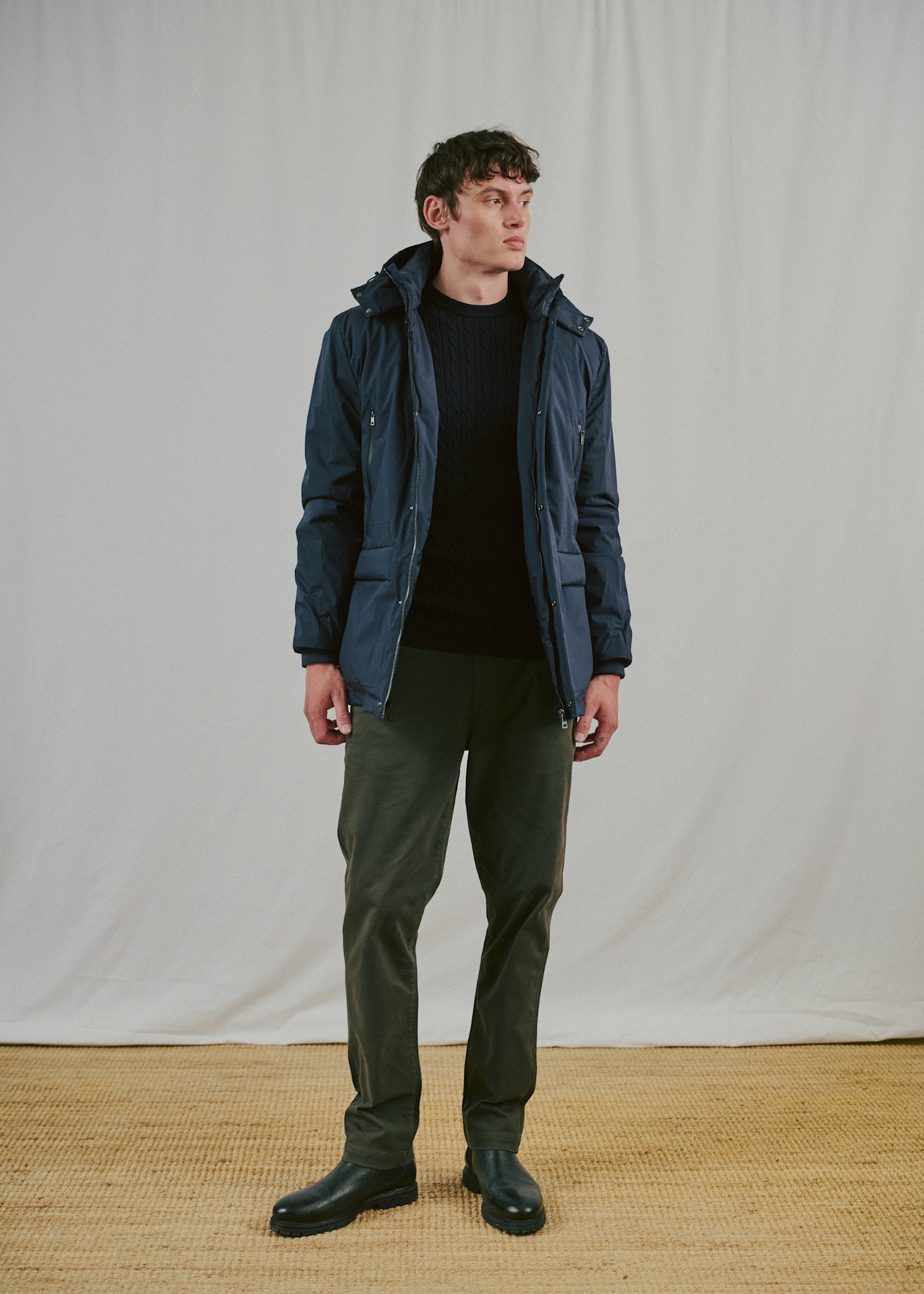 BS Ezra Regular Fit Jacket - Navy
